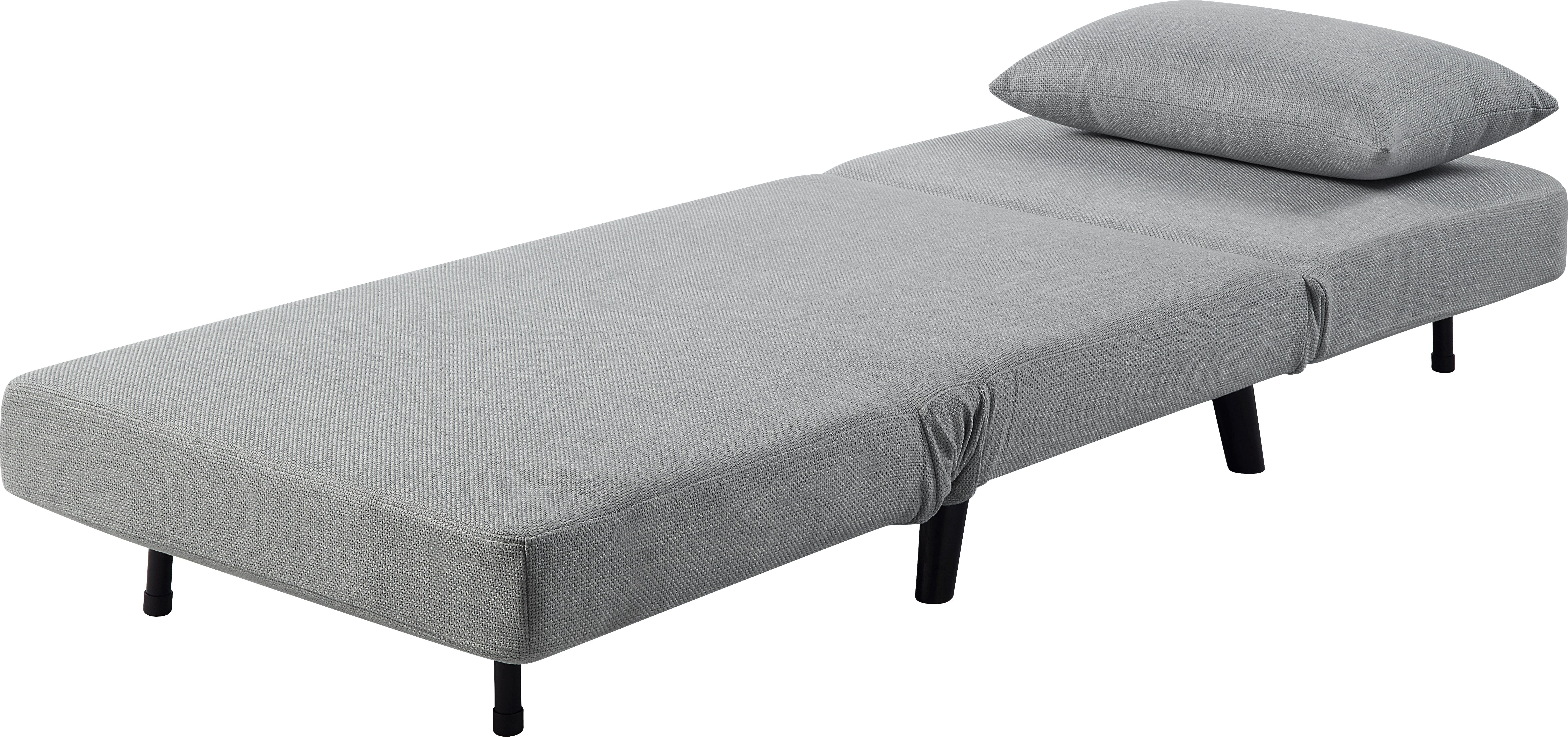 ATLANTIC home collection Fauteuil Robby incl. bedfunctie, meerdere verstelbaar, structuurstof