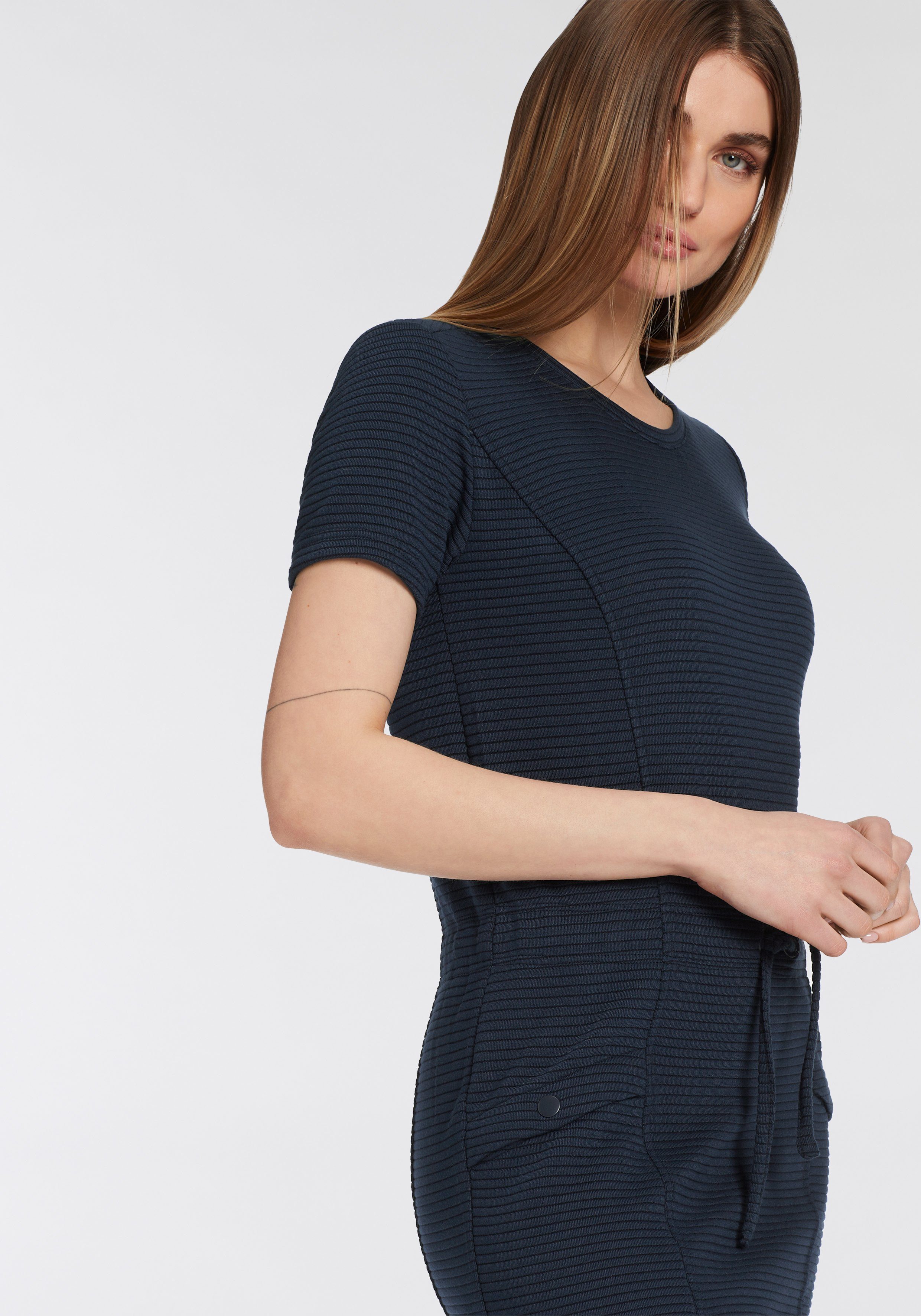 Polarino Shirtjurk Korte mouwen met steekzakken