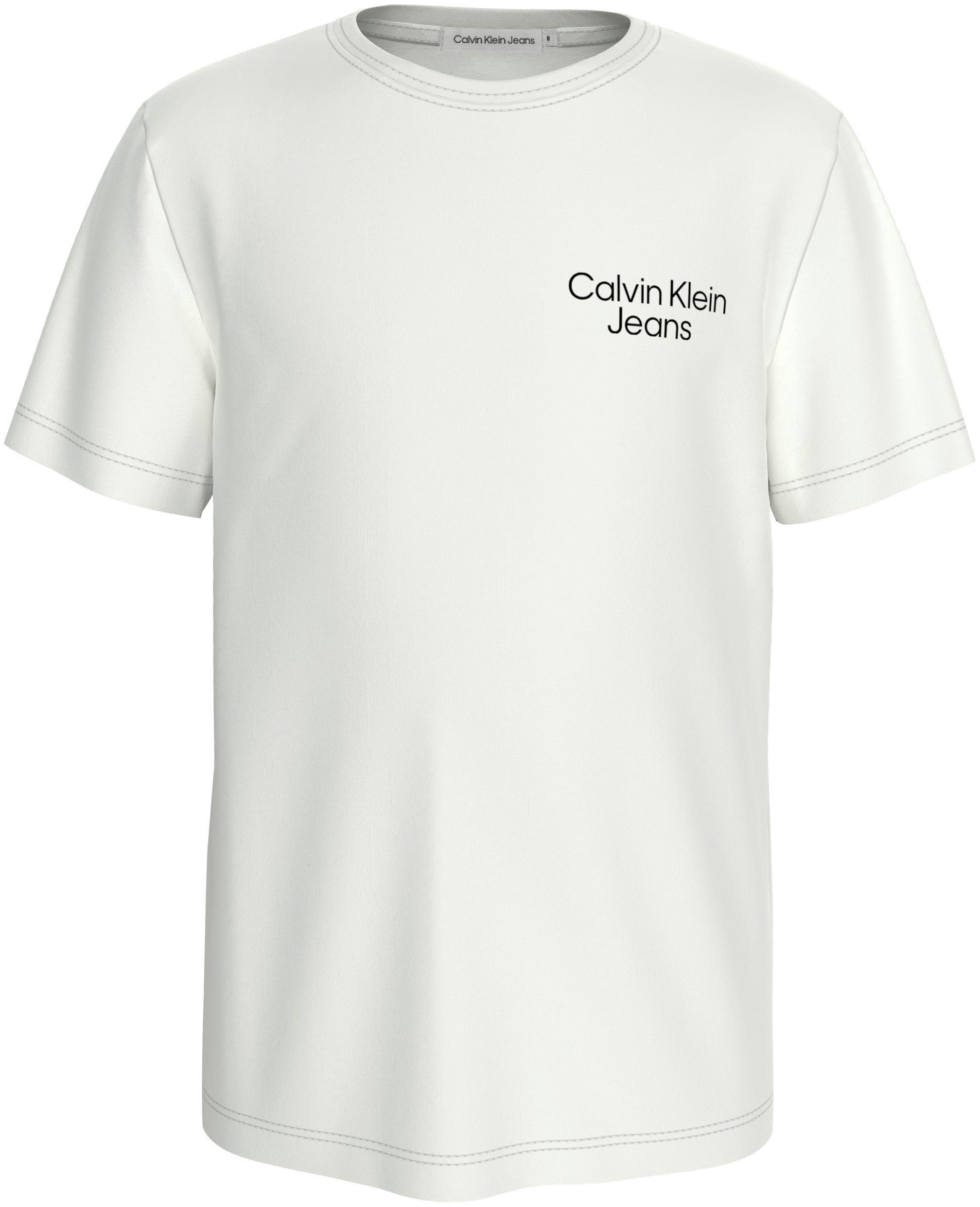 Calvin Klein T-shirt voor kinderen tot 16 jaar en met calvin klein logo-opdruk