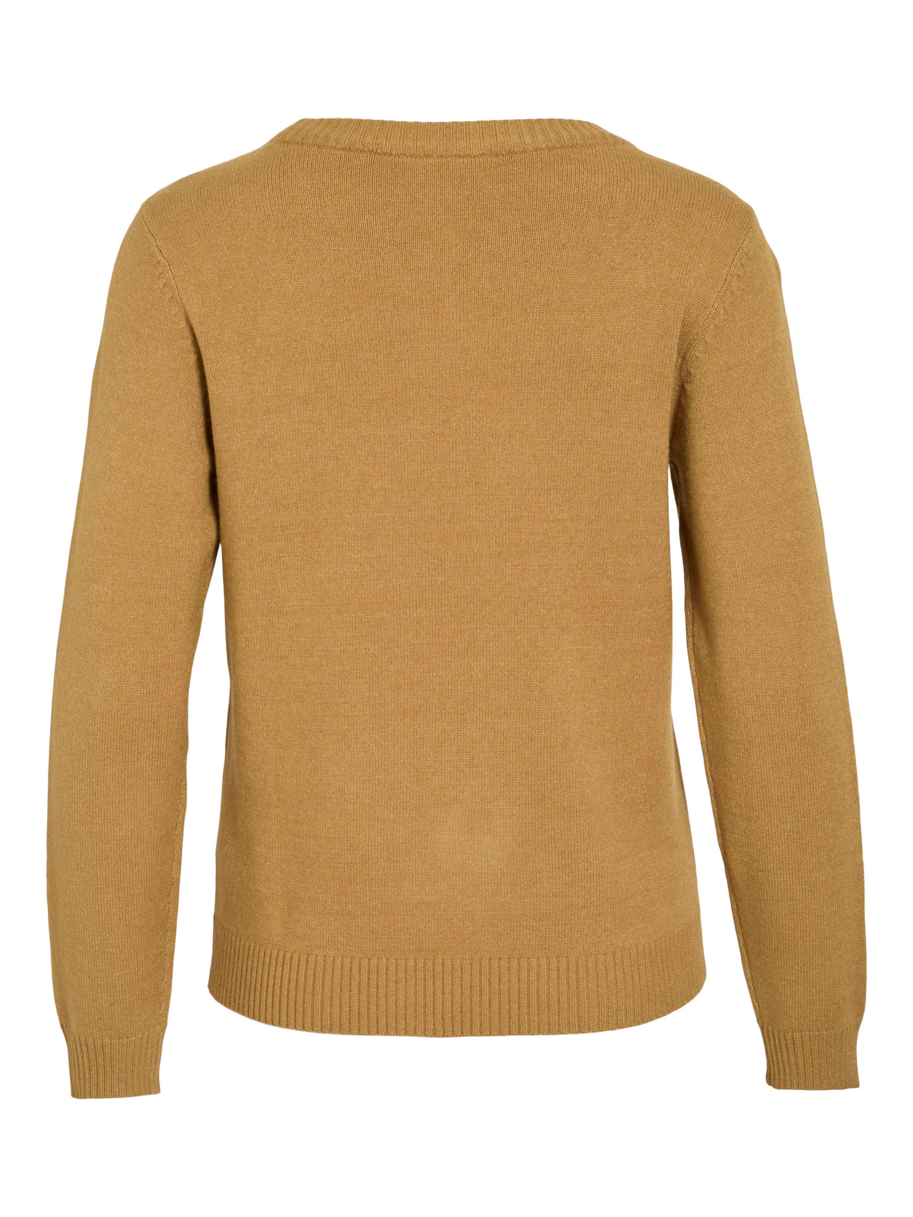 Vila Trui met ronde hals VIRIL O-NECK L/S KNIT TOP - NOOS