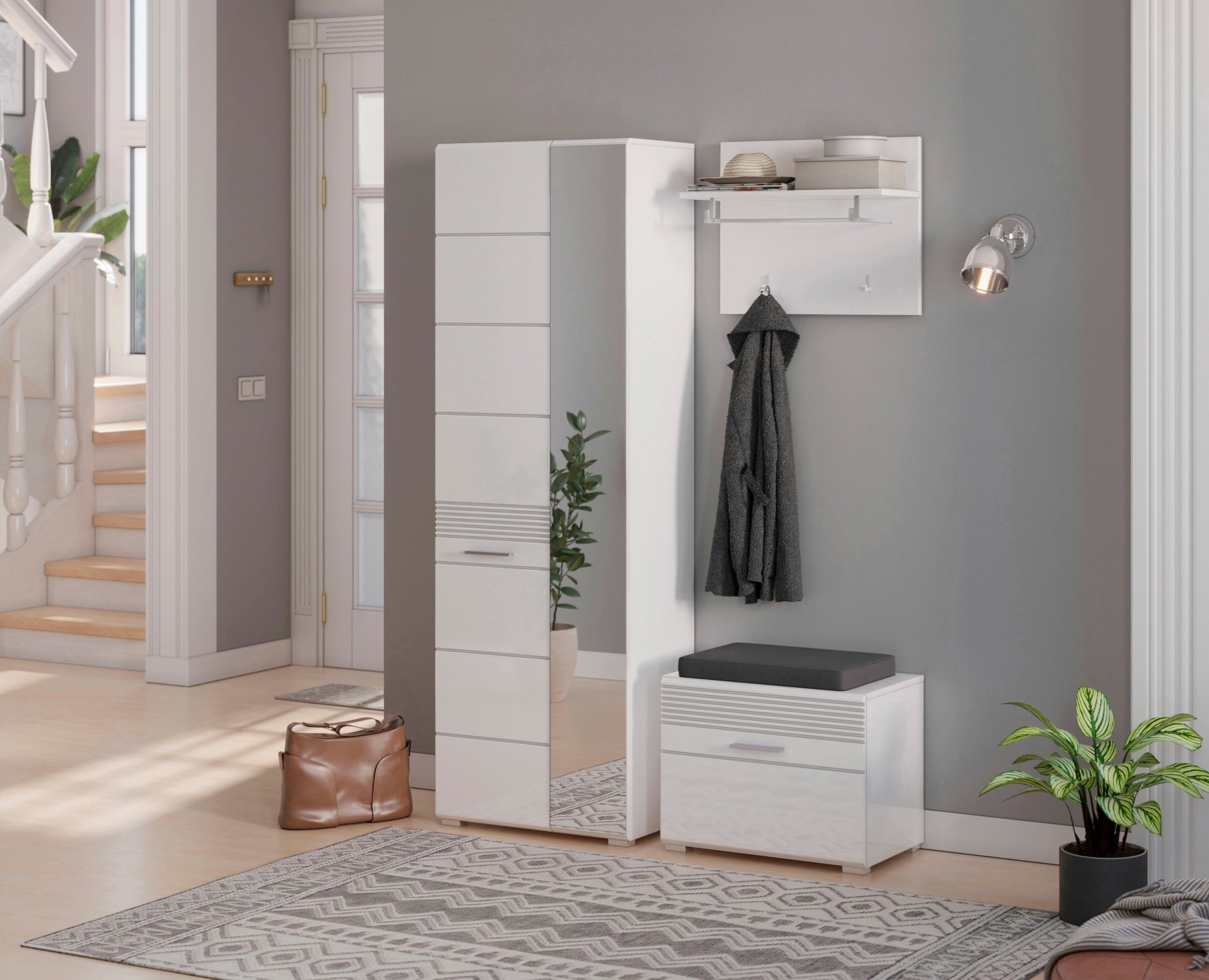 INOSIGN Zitbank Malmö, Breedte 60 cm, 1 Deur, 2 Vakken, hoogwaardige MDF Front