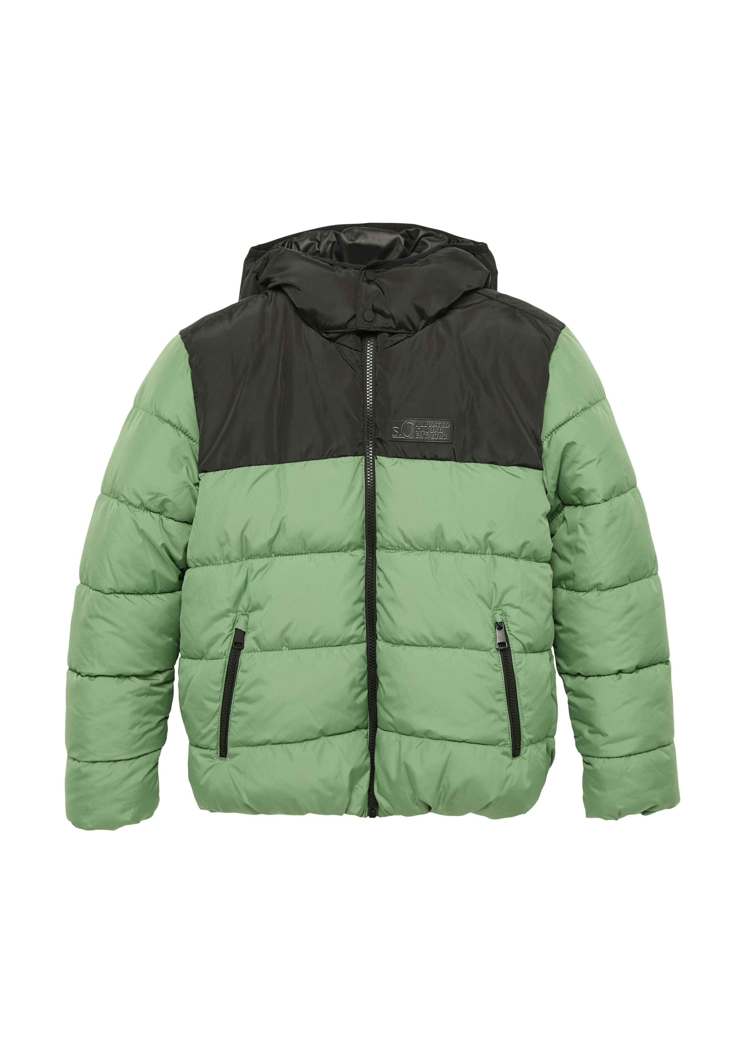 s.Oliver RED LABEL Junior Outdoorjack met een capuchon