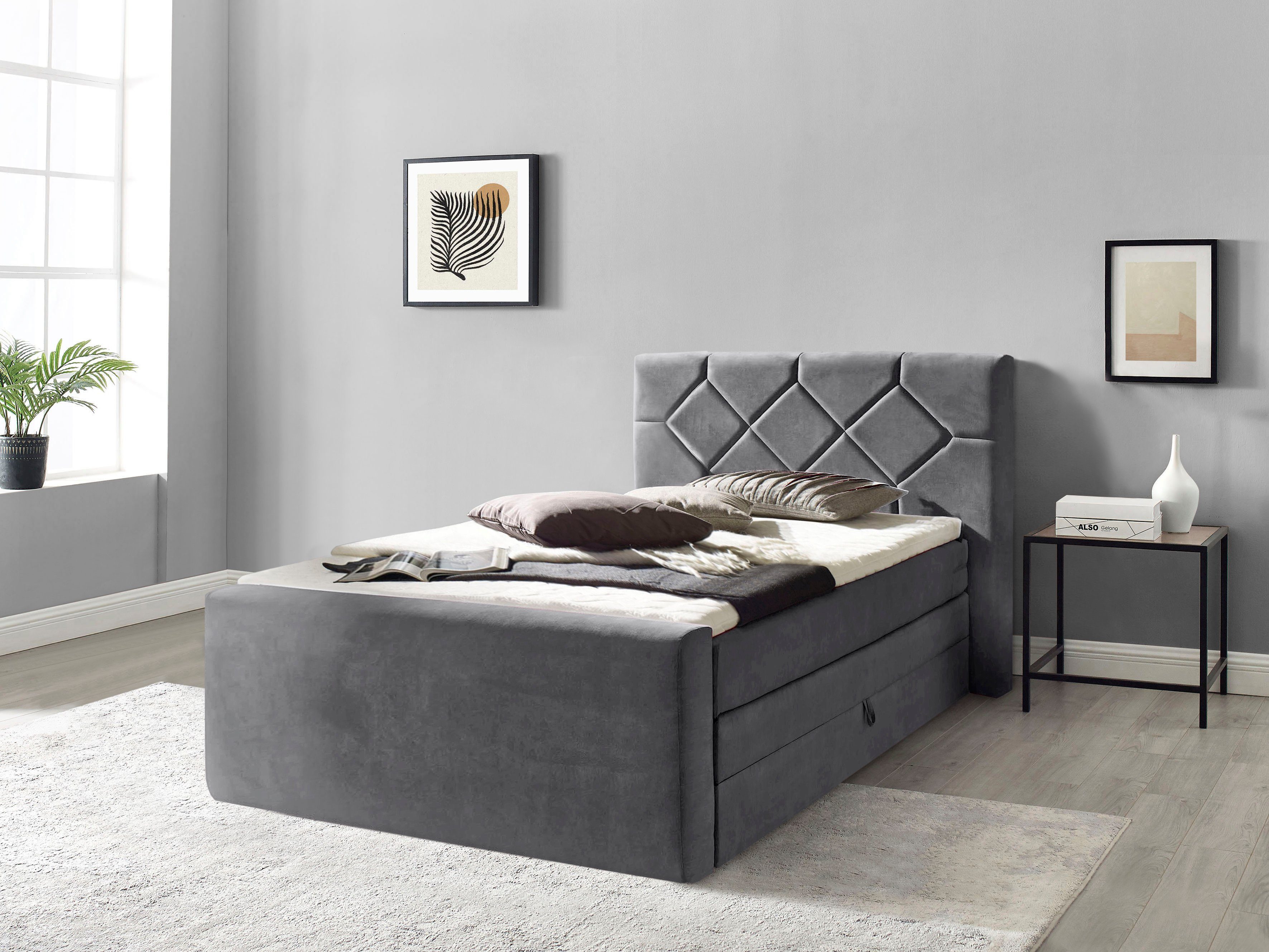 Places of Style Boxspring Atlanta inclusief topmatras en bedkist