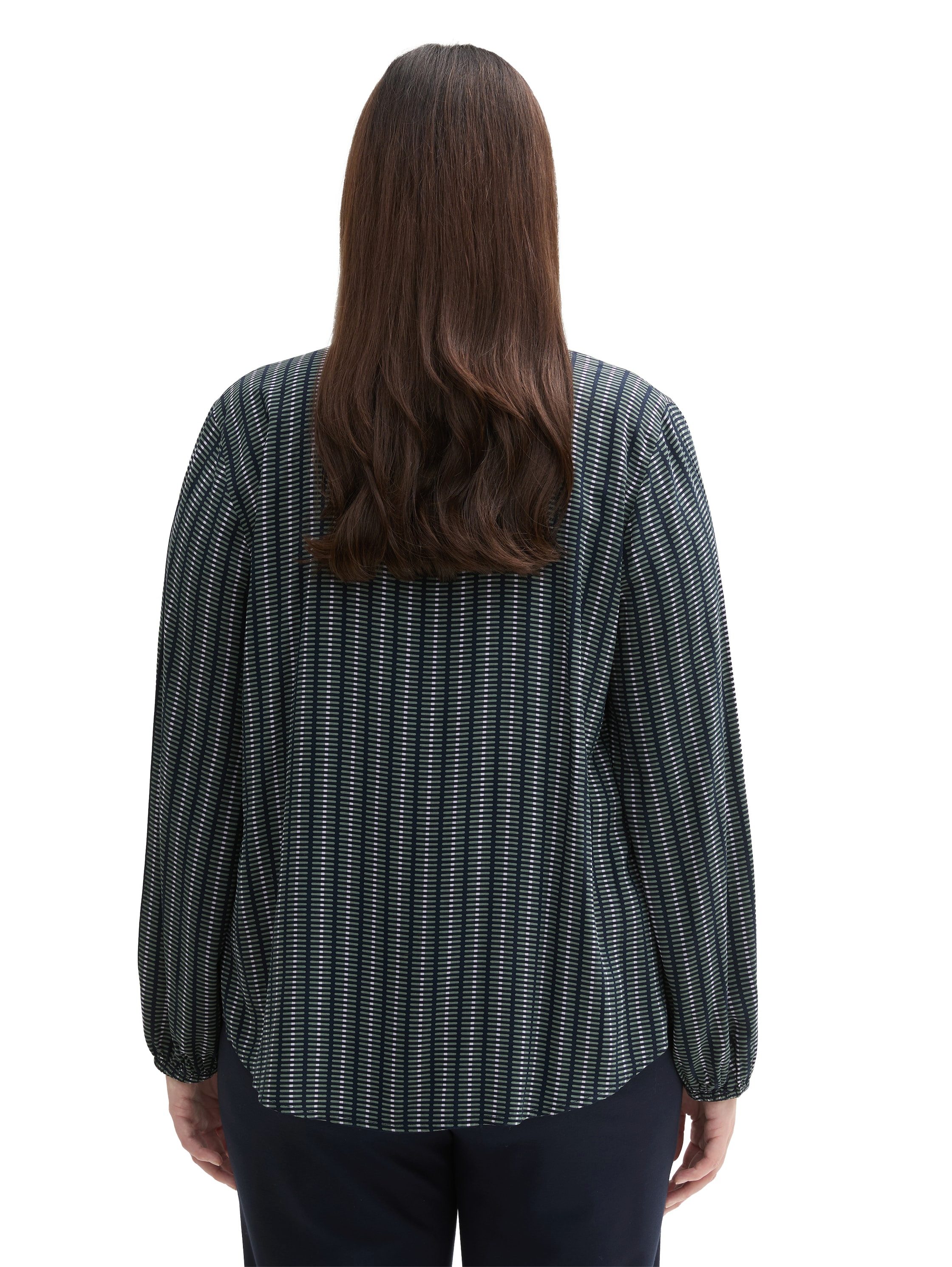 TOM TAILOR MY TRUE ME Blouse met lange mouwen met patroon