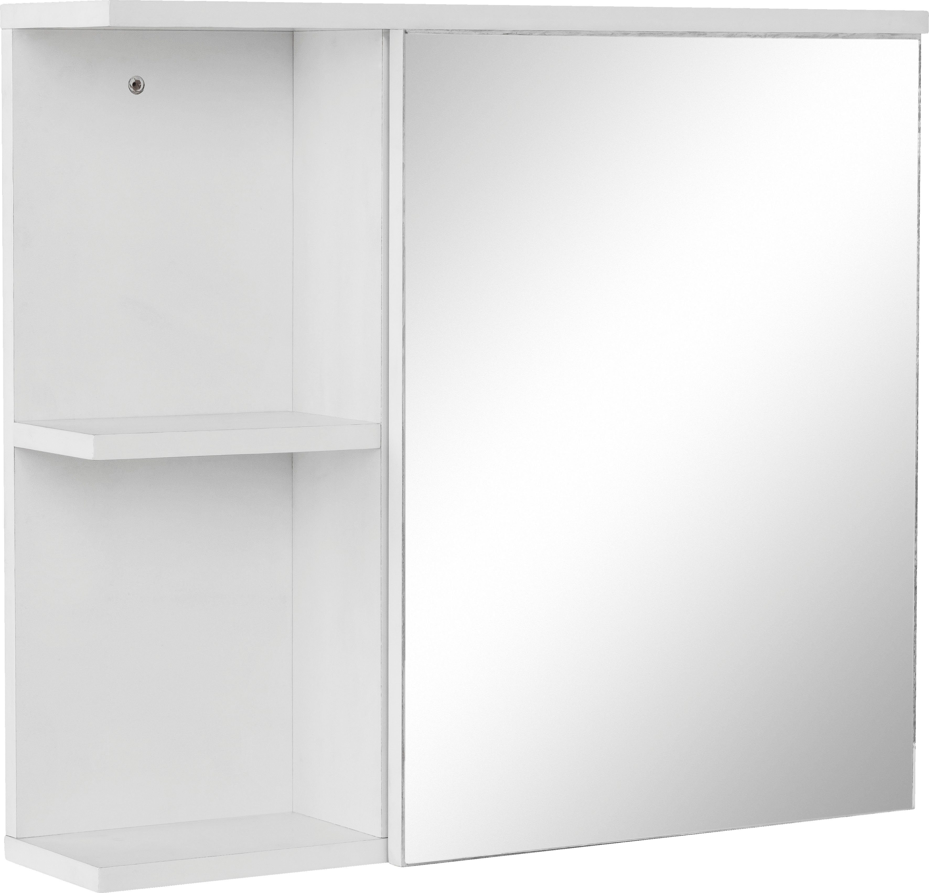 welltime Badkamerspiegelkast Stian met spiegeldeur en push-to-openfunctie, breedte 60 cm,...