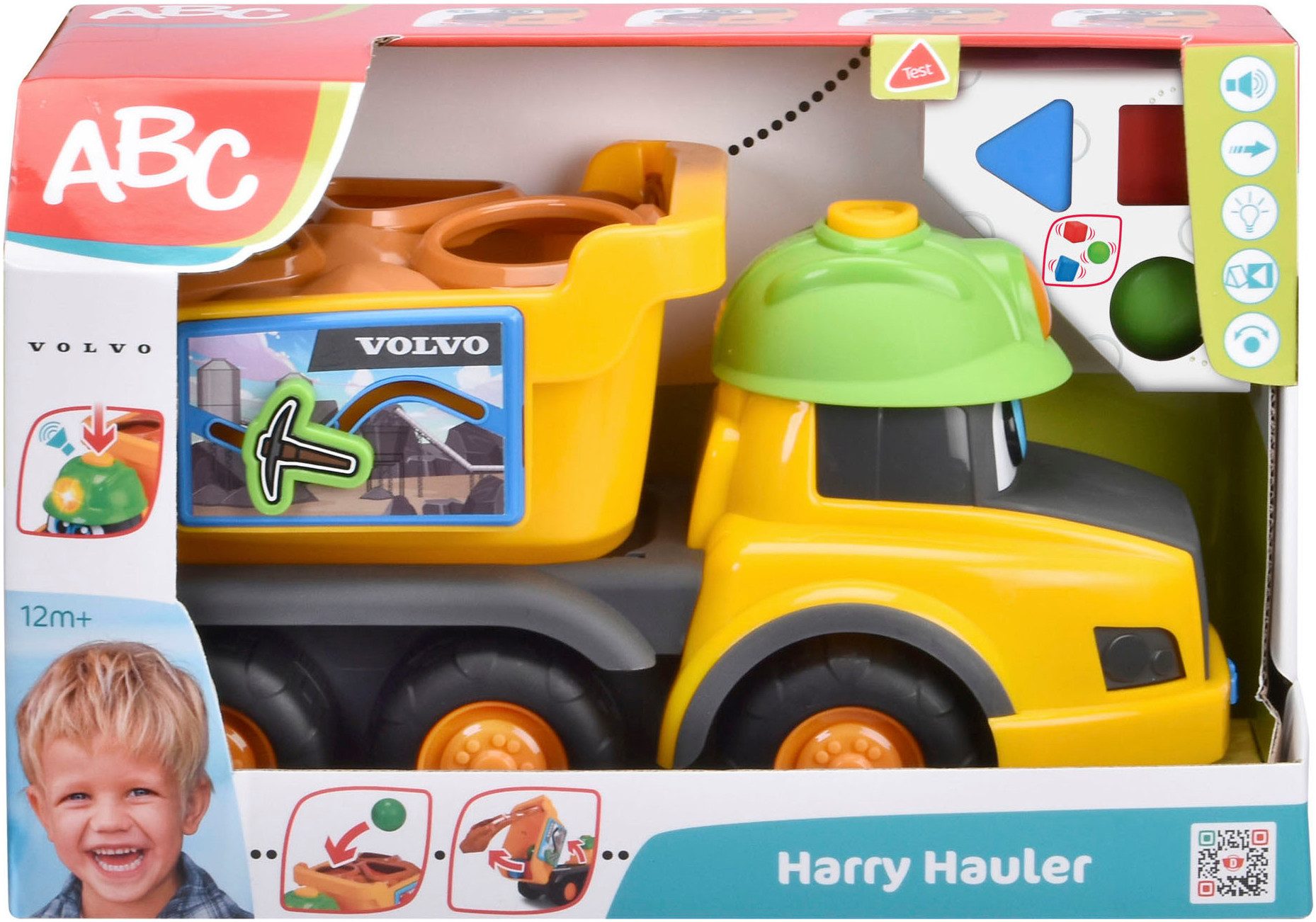 Dickie Toys Vormenspel ABC Harry Hauler sorteervoertuig