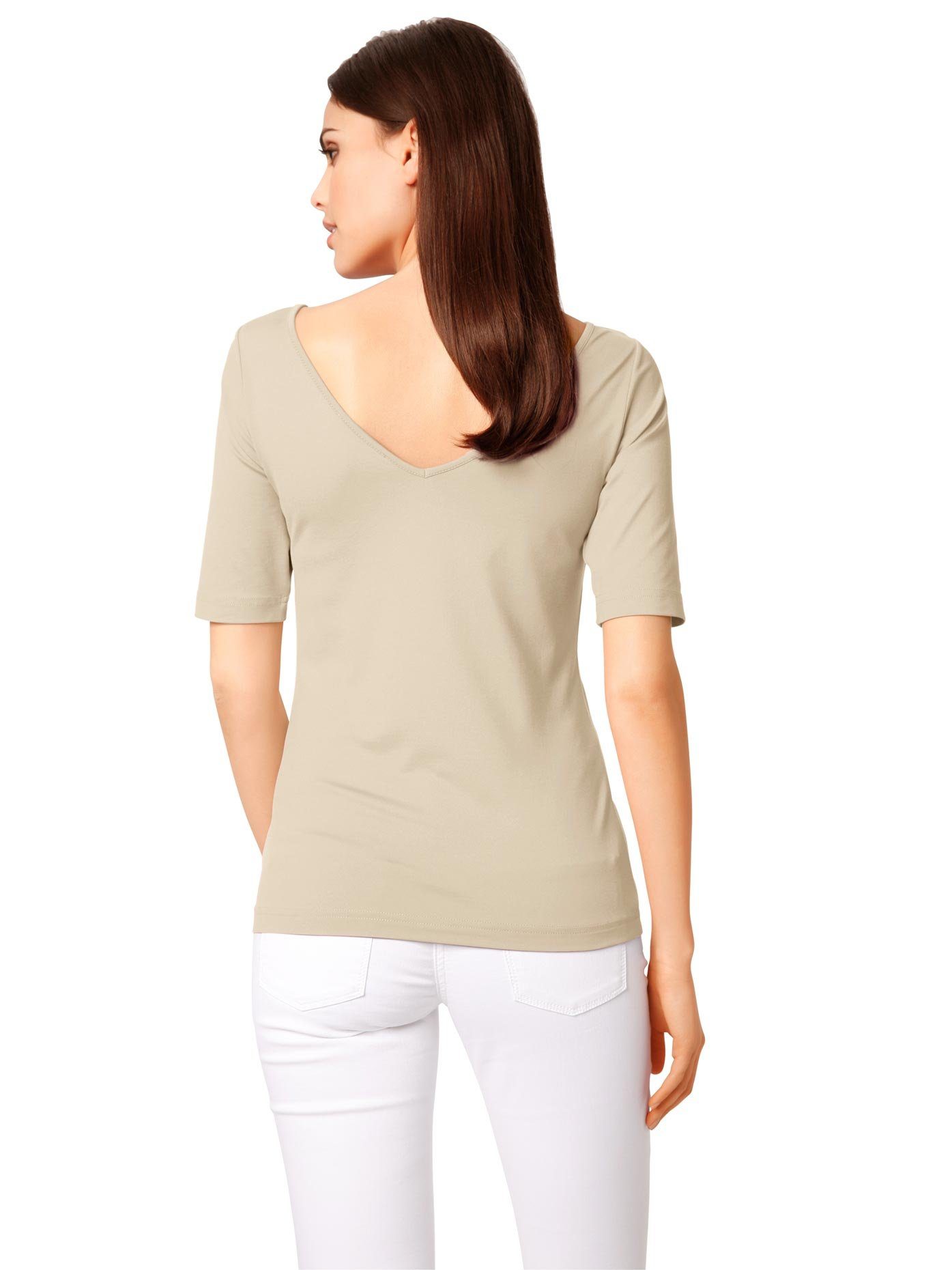 heine Shirt met korte mouwen U-Boot Shirt (1-delig)