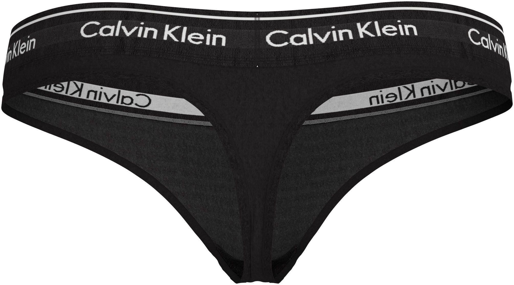 Calvin Klein String Modern Cotton met brede boord