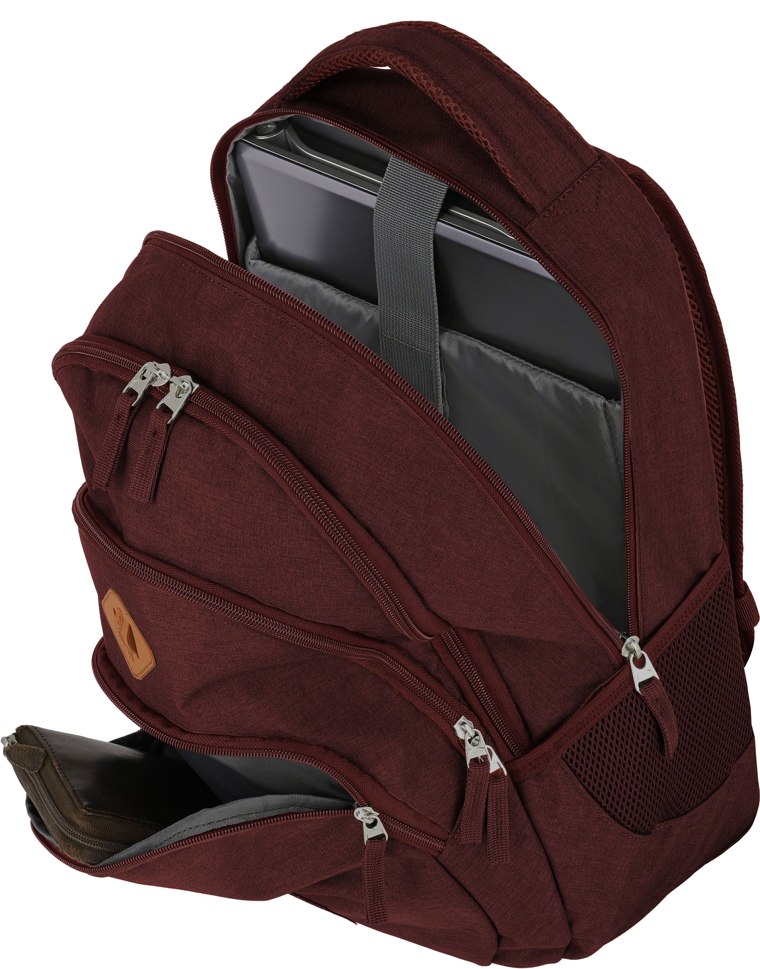 travelite Laptoprugzak BASICS Melange Vrijetijds rugzak werk rugzak school rugzak reis rugzak