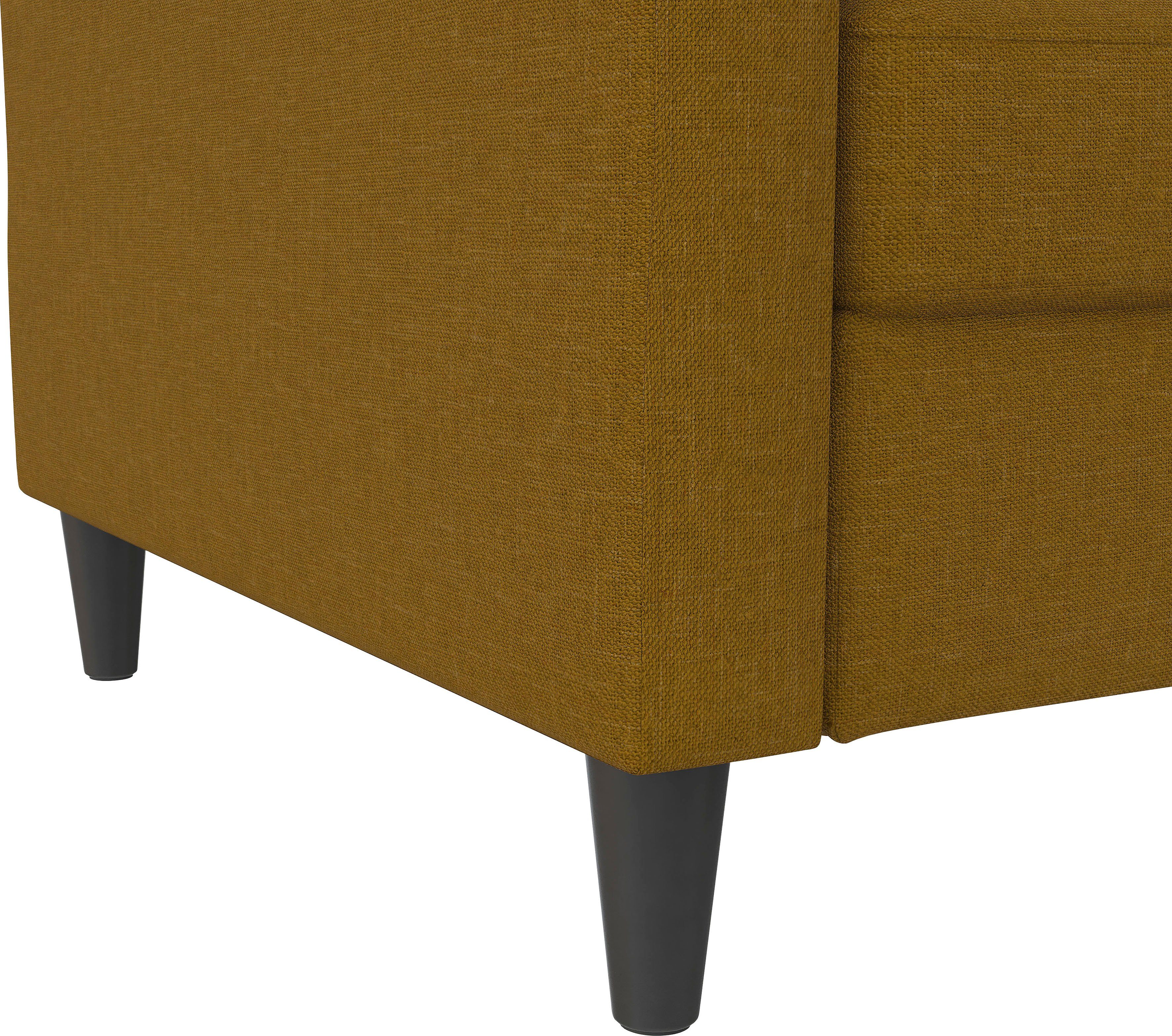 Dorel Home 3-zitsbank Hartford II Slaapfunctie, rugleuning 2-delig, 3-voudig verstelbaar, zithoogte 43 cm