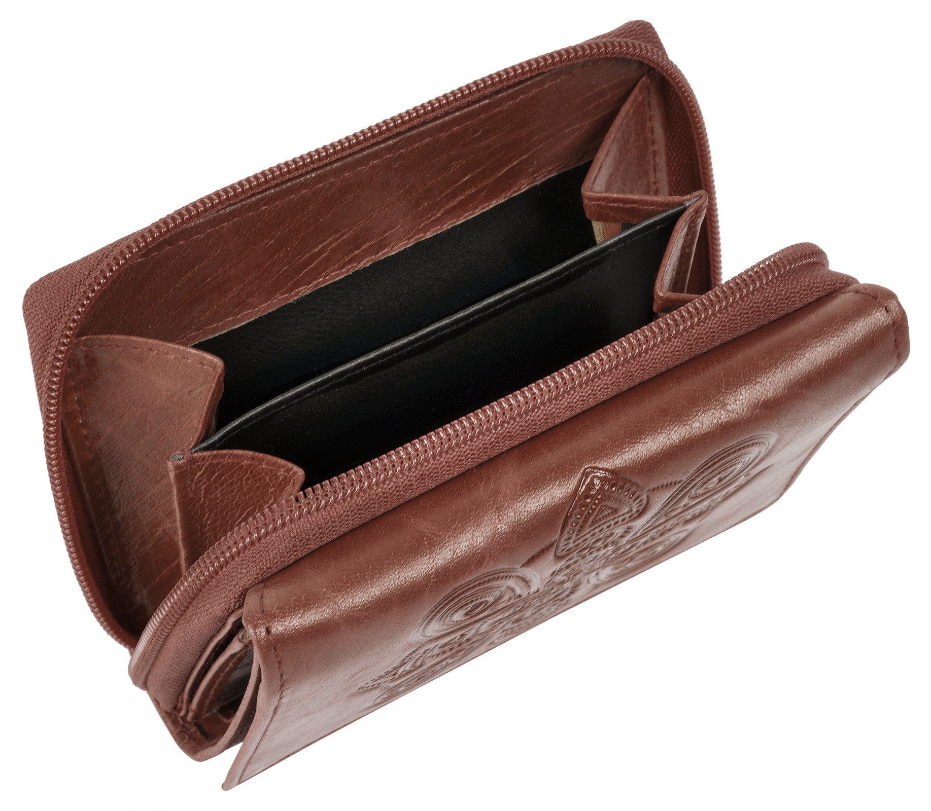 Bruno Banani Portemonnee Mandala echt leder