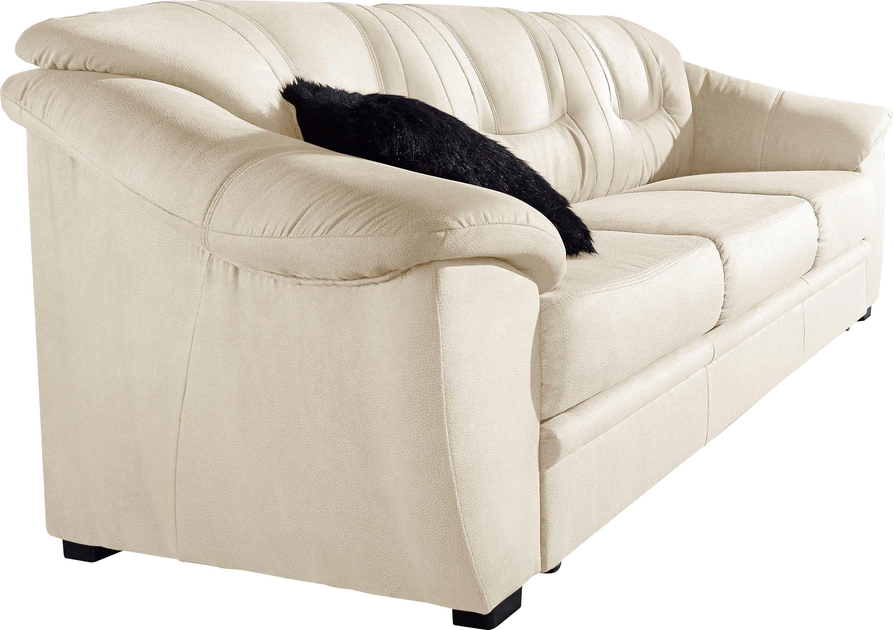 sit&more 3-zitsbank Safira inclusief comfortabele binnenvering, naar keuze met slaapfunctie
