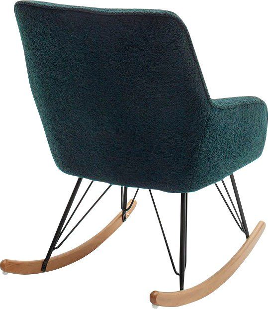 MCA furniture Schommelstoel HOPKINS Ski: beuken, eikenkleur (1 stuk)