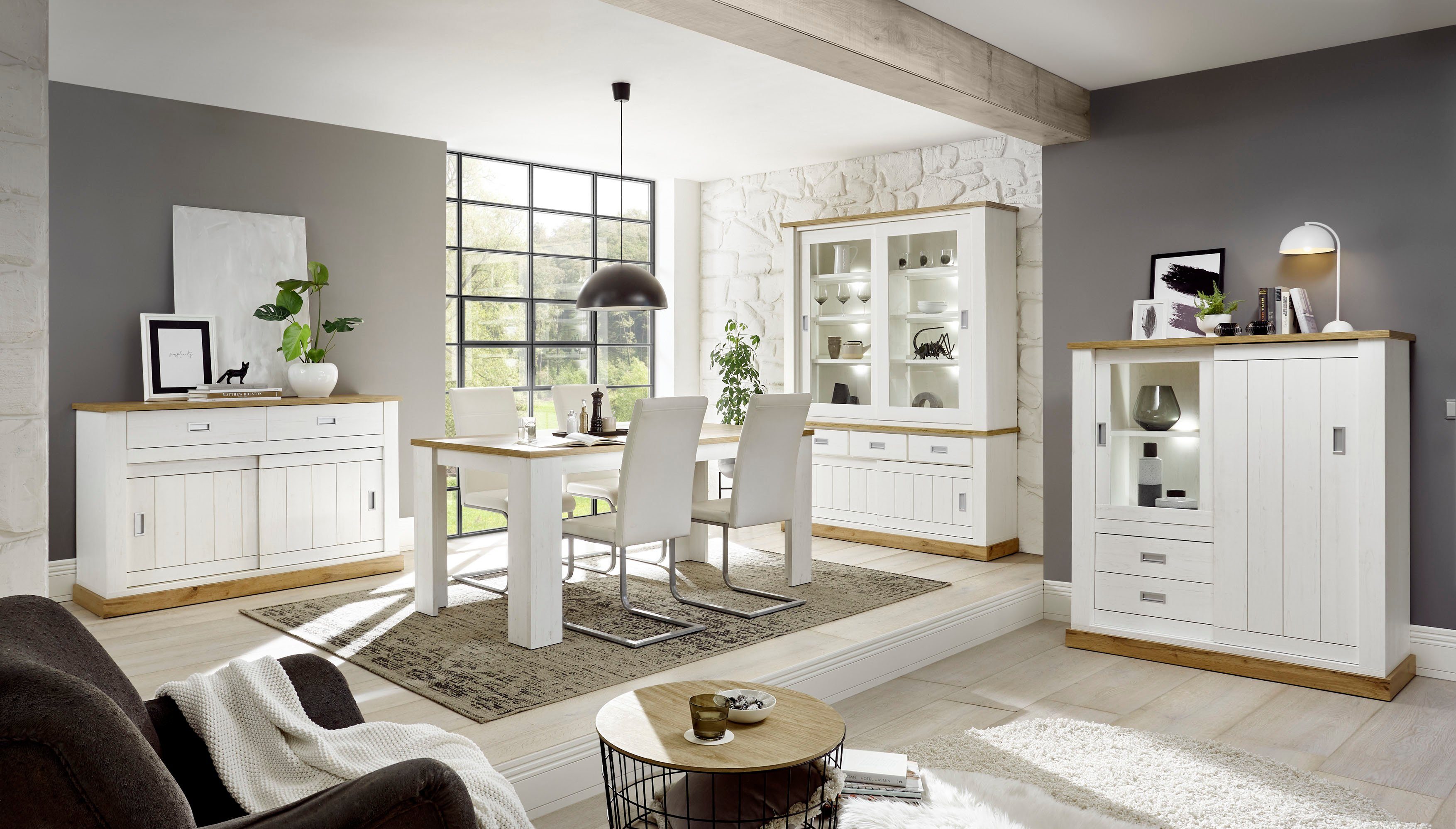 Home affaire Buffetkast Orlando Hoogte ca. 204 cm