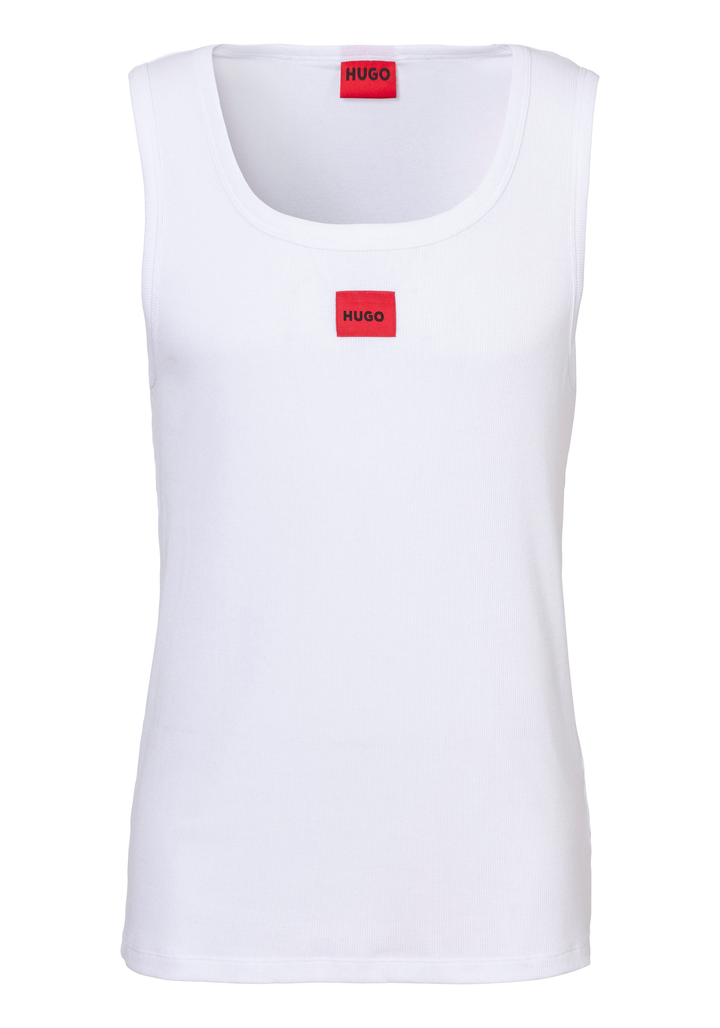 HUGO underwear Tanktop Edge met contrasterende hugo logo