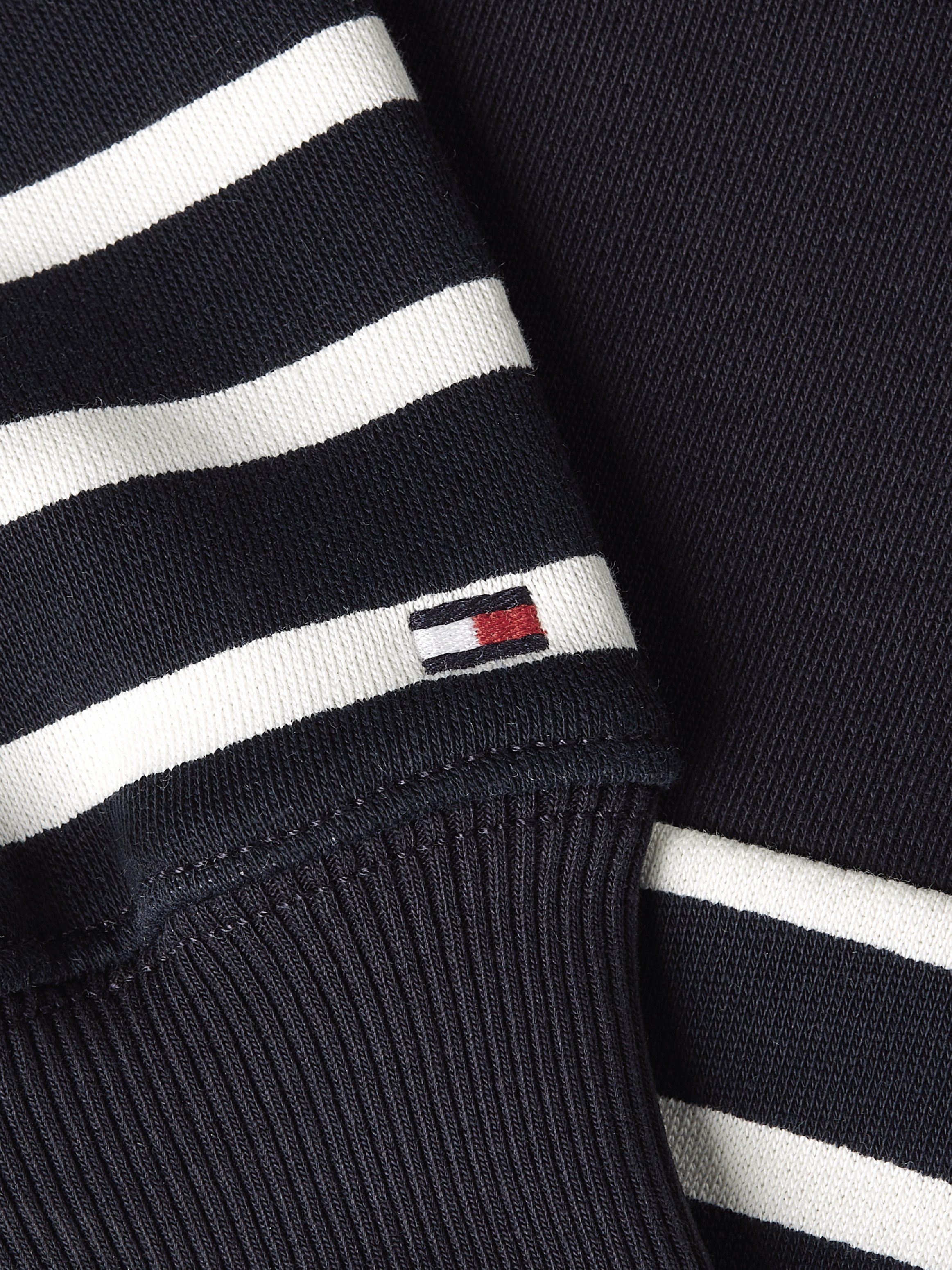 Tommy Hilfiger Sweatshirt PLACED STRIPE 1/4 ZIP