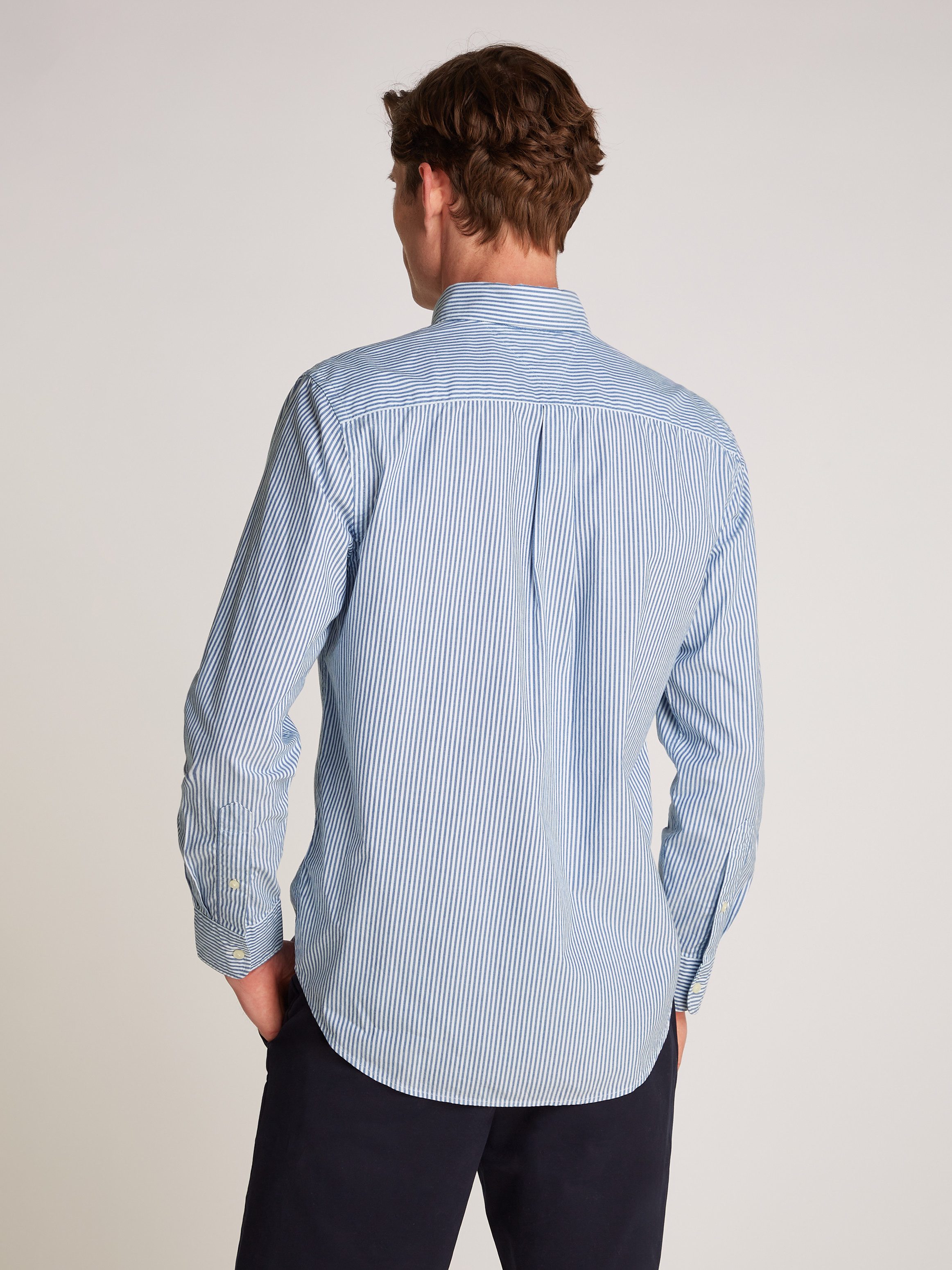 Tommy Hilfiger Overhemd met lange mouwen FLEX POPLIN CLASSIC STP RF SHIRT