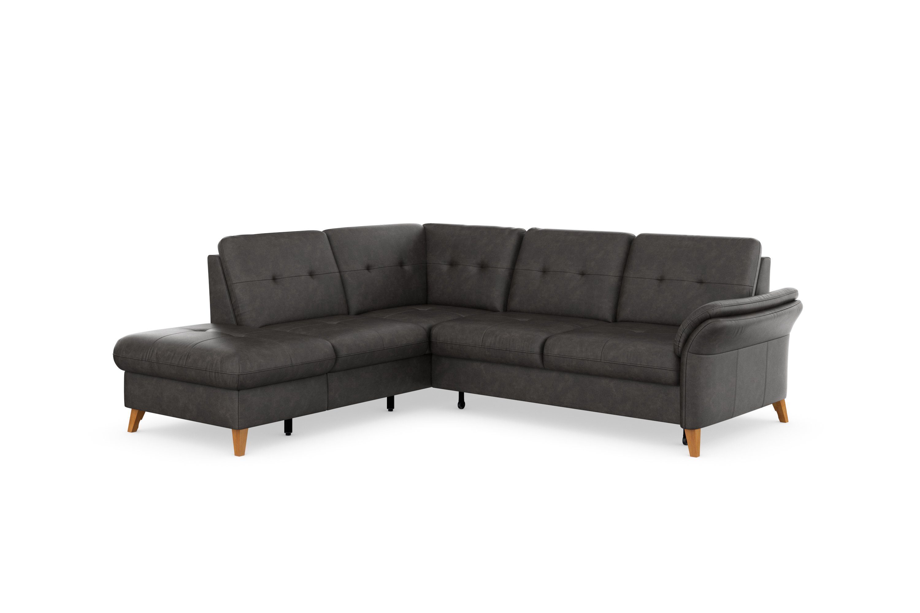 sit&more Hoekbank Göteborg inclusief zitdiepteverstelling, optioneel met bedfunctie & bedlade