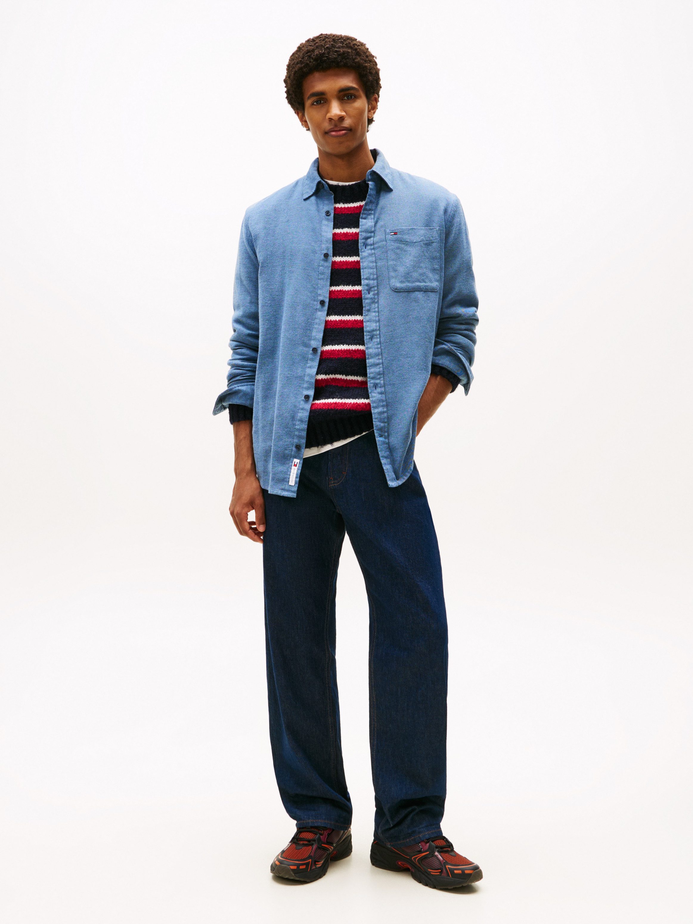 TOMMY JEANS Flanellen overhemd TJM FLANNEL