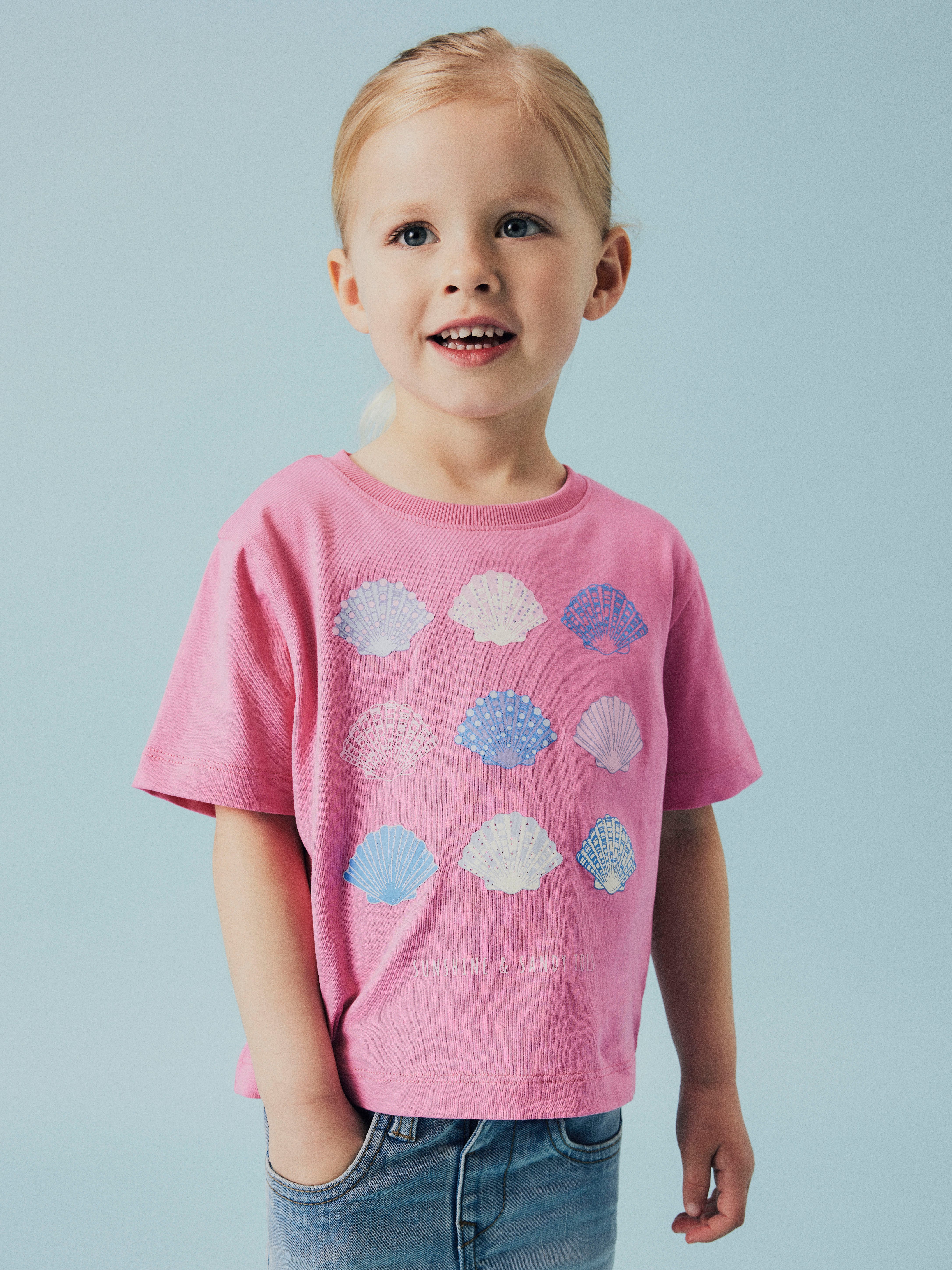 Name It T-shirt NMFJASSA SS NREG TOP PB meisjes t-shirts maat 92 roze