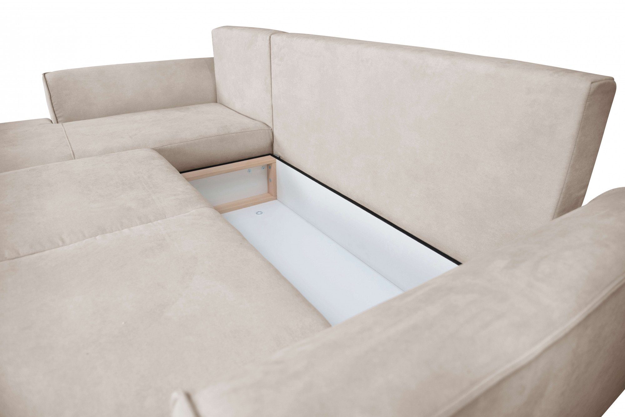 INOSIGN Hoekbank BEATRICE optionele slaapbank met bedlade, B/D/H: 265/170/86 cm
