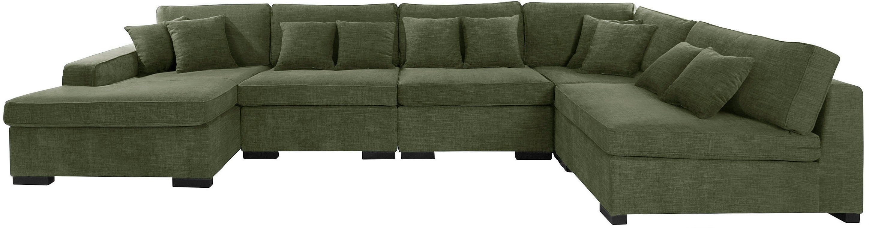 Guido Maria Kretschmer Home&Living Zithoek Skara U-vorm Loungebank met binnenveringsinterieur, in vele overtrekkwaliteiten