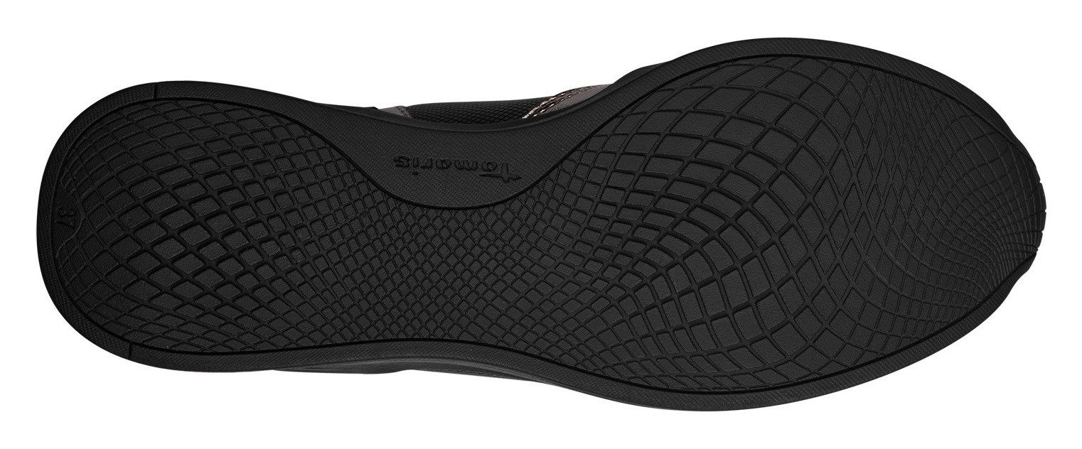 Tamaris Sneakers met sleehak vrijetijdsschoen, lage schoen, veterschoen met sierstenen