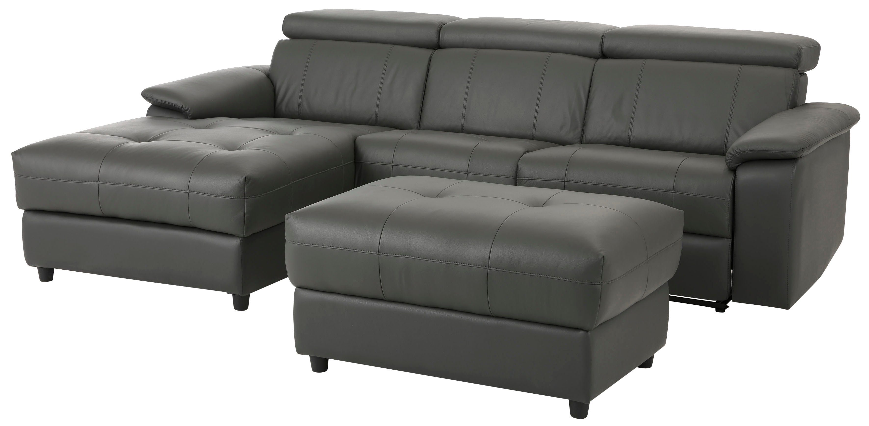 Home affaire Hoekbank Binado, L-vorm, met handmatige of elektrische relaxfunctie met usb-aansluiting