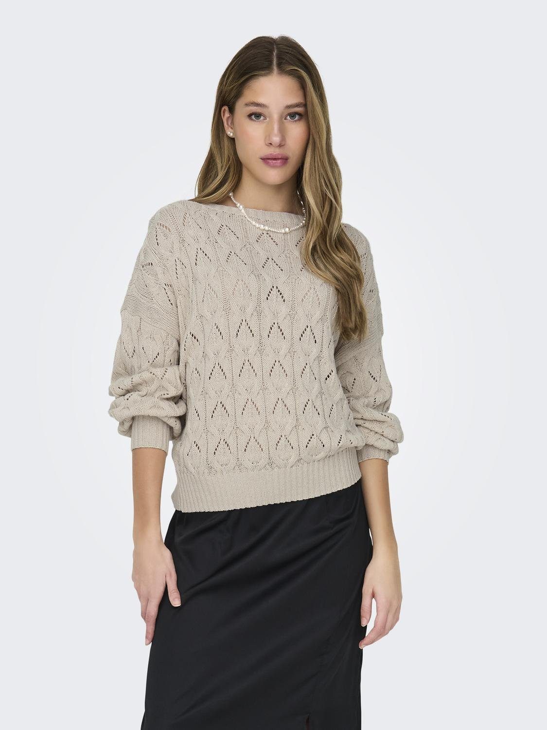 Only Gebreide trui ONLBRYNN LIFE STRUCTURE L/S PUL KNT
