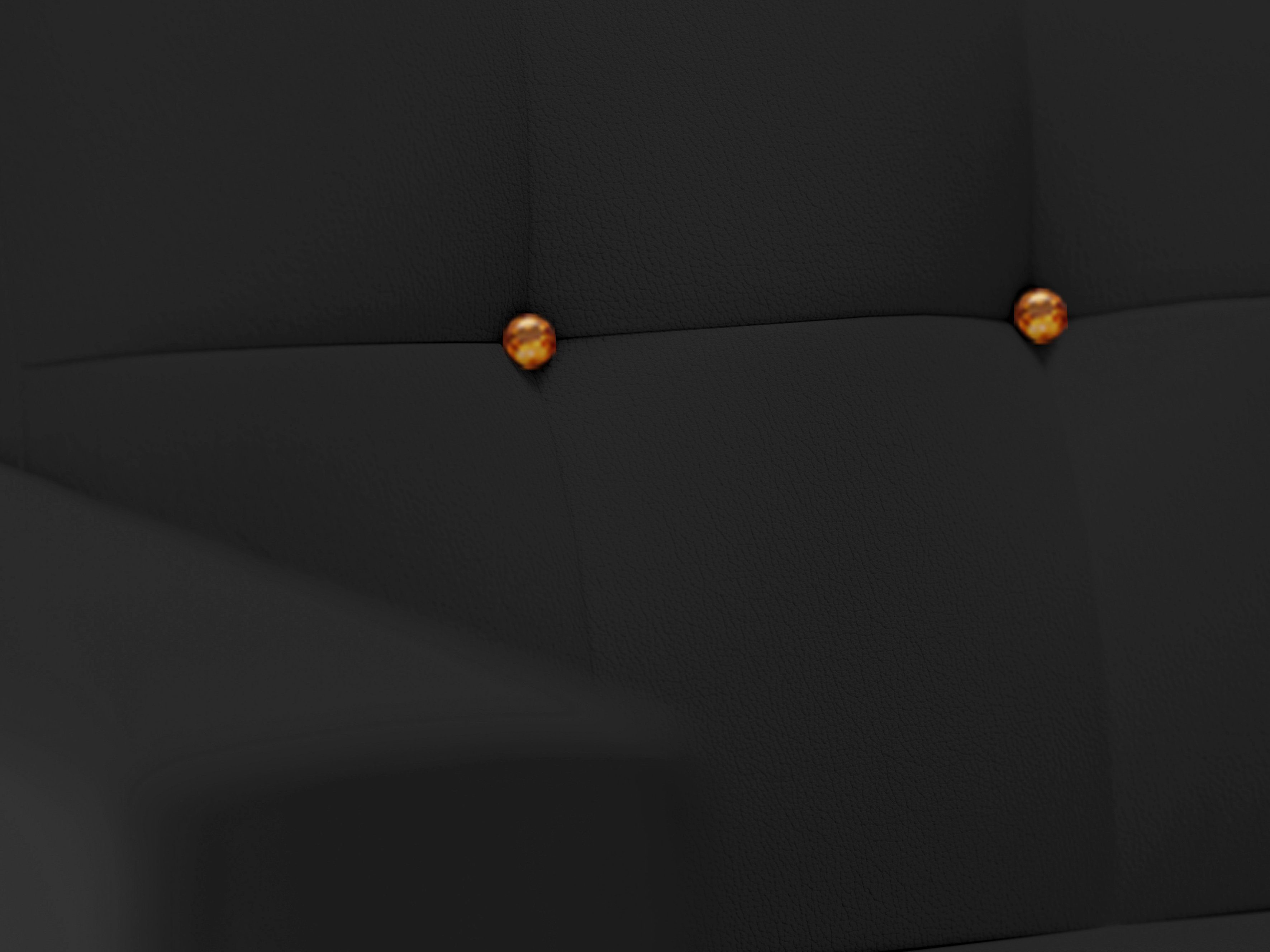 sit&more 2-zitsbank Orient 5 Rugkussen met strassteentjes, goudkleurige applicaties