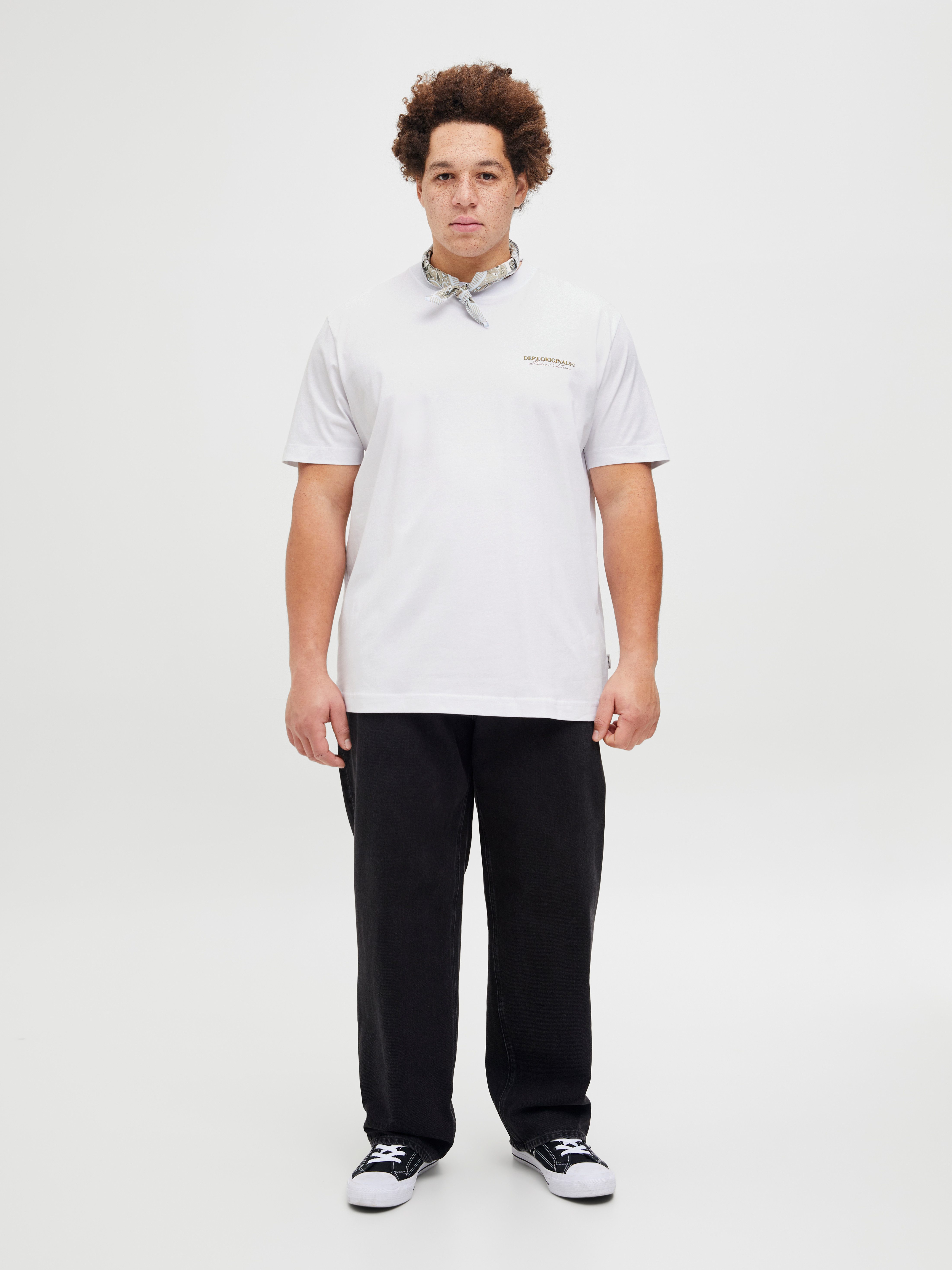 Jack & Jones PlusSize Shirt met korte mouwen JORISLINGTON TYPE TEE SS CREW NECK PLS