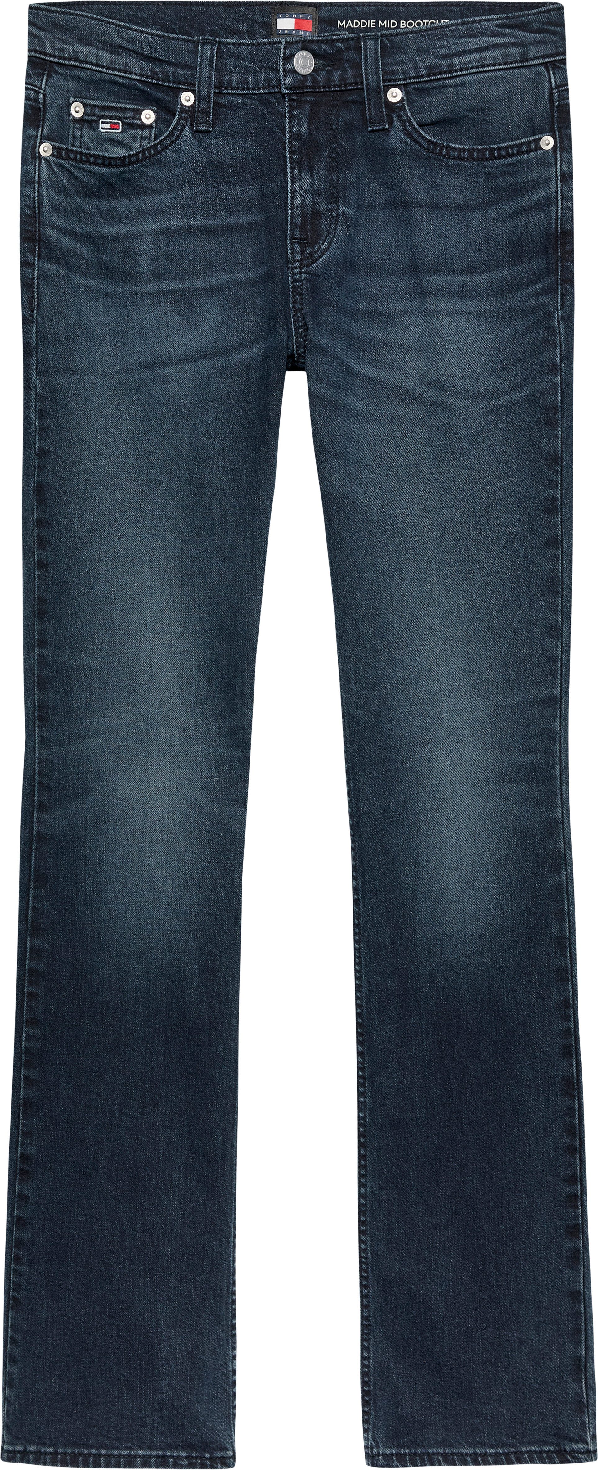 TOMMY JEANS Bootcut jeans MADDIE MD BC DH5161 met logo-badge en borduurwerk