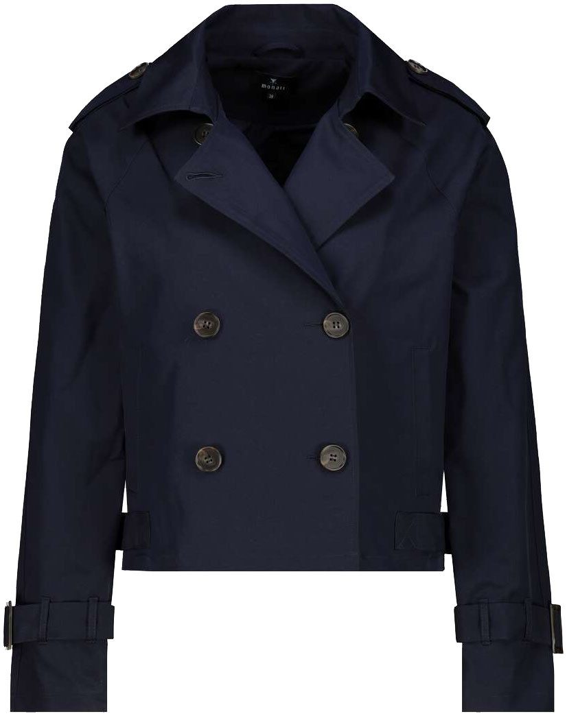 Monari Kort jack in trenchcoat-stijl