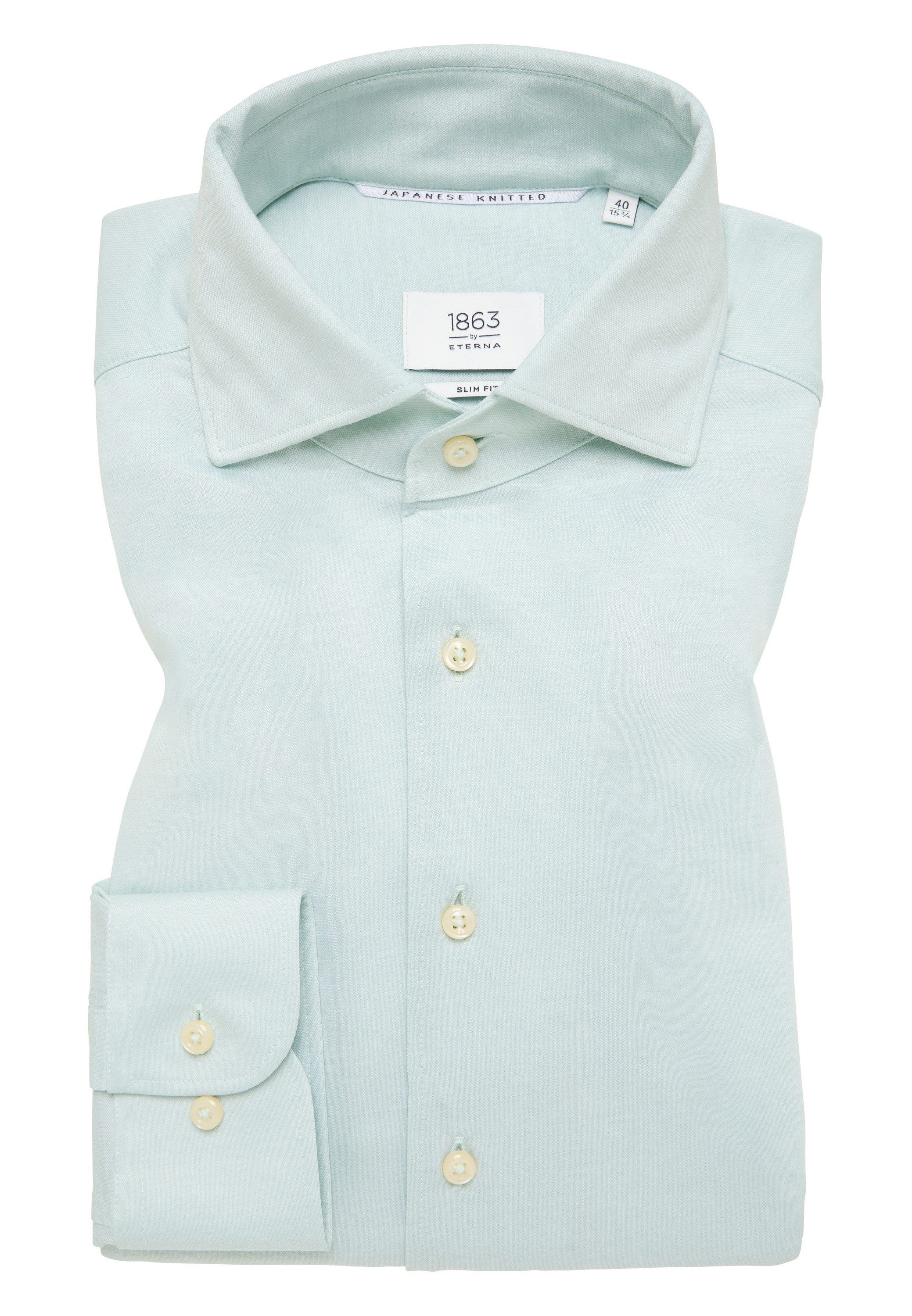 Eterna Overhemd met lange mouwen Slim fit NON IRON (strijkvrij)