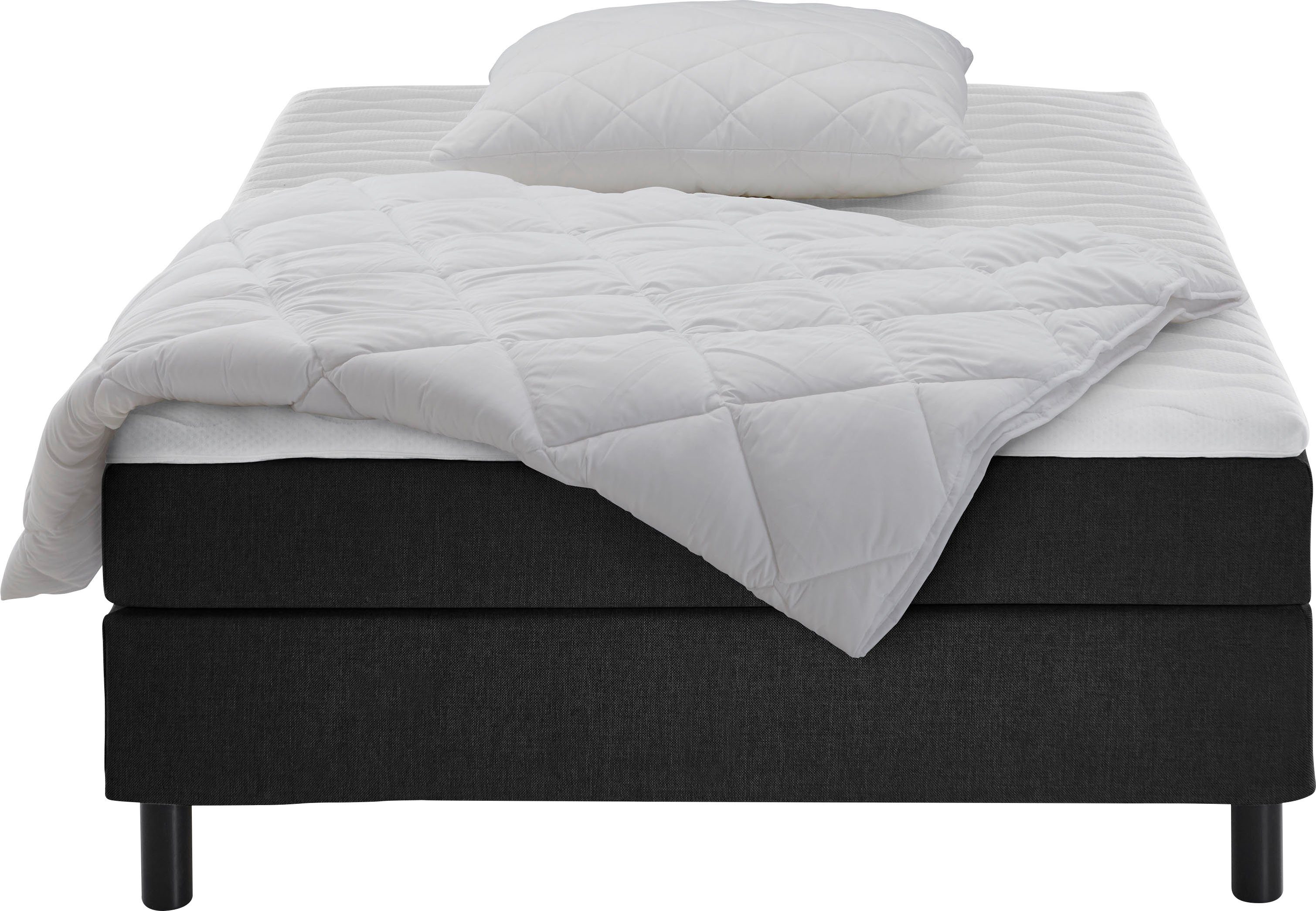 ATLANTIC home collection Boxspring Happy zonder hoofdbord, met topmatras, naar keuze met of zonder beddengoed