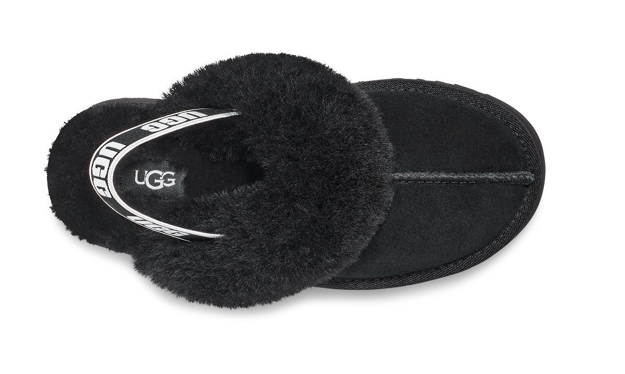 UGG Pantoffels Funkette Plateau klomp, mule, pantoffel met elastische hielband