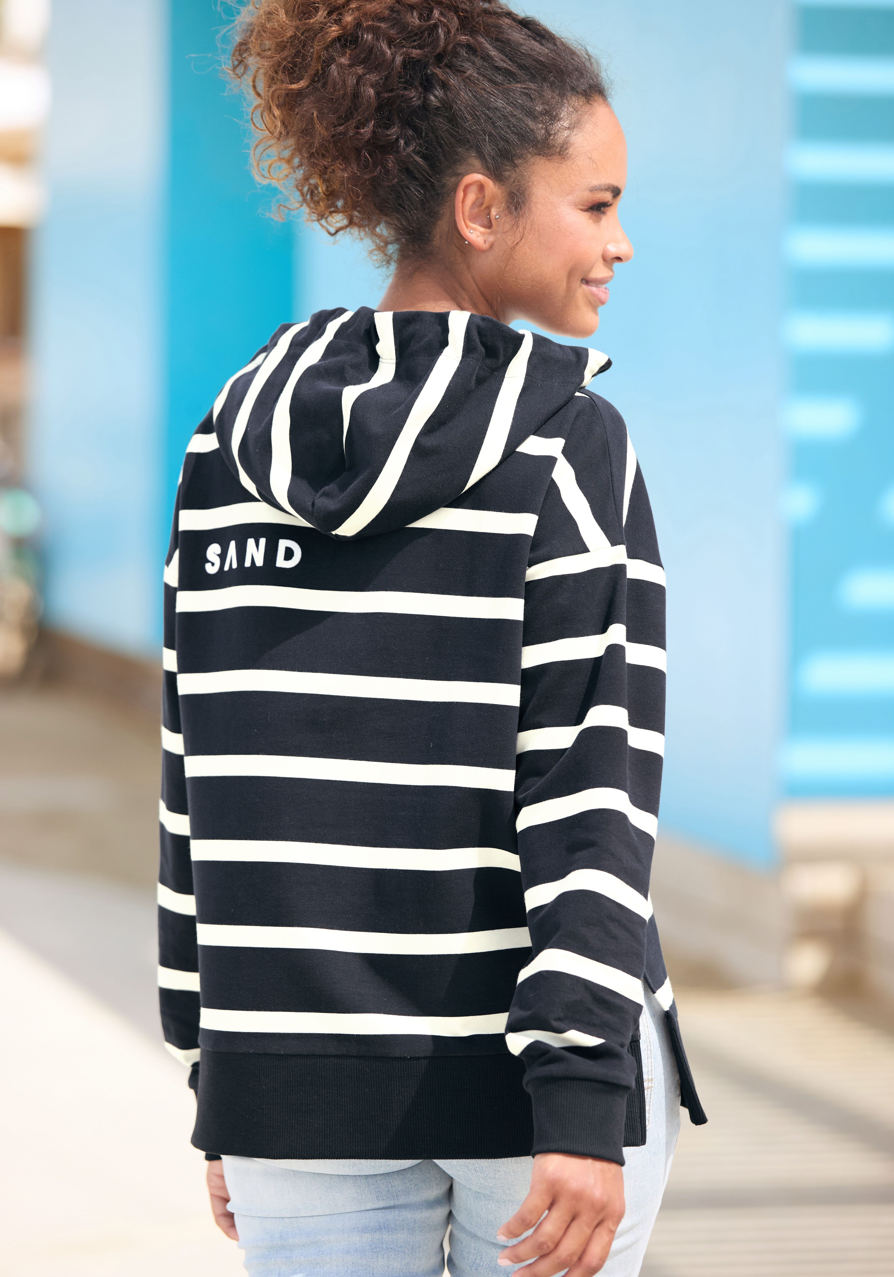 Elbsand Hoodie met logoprint