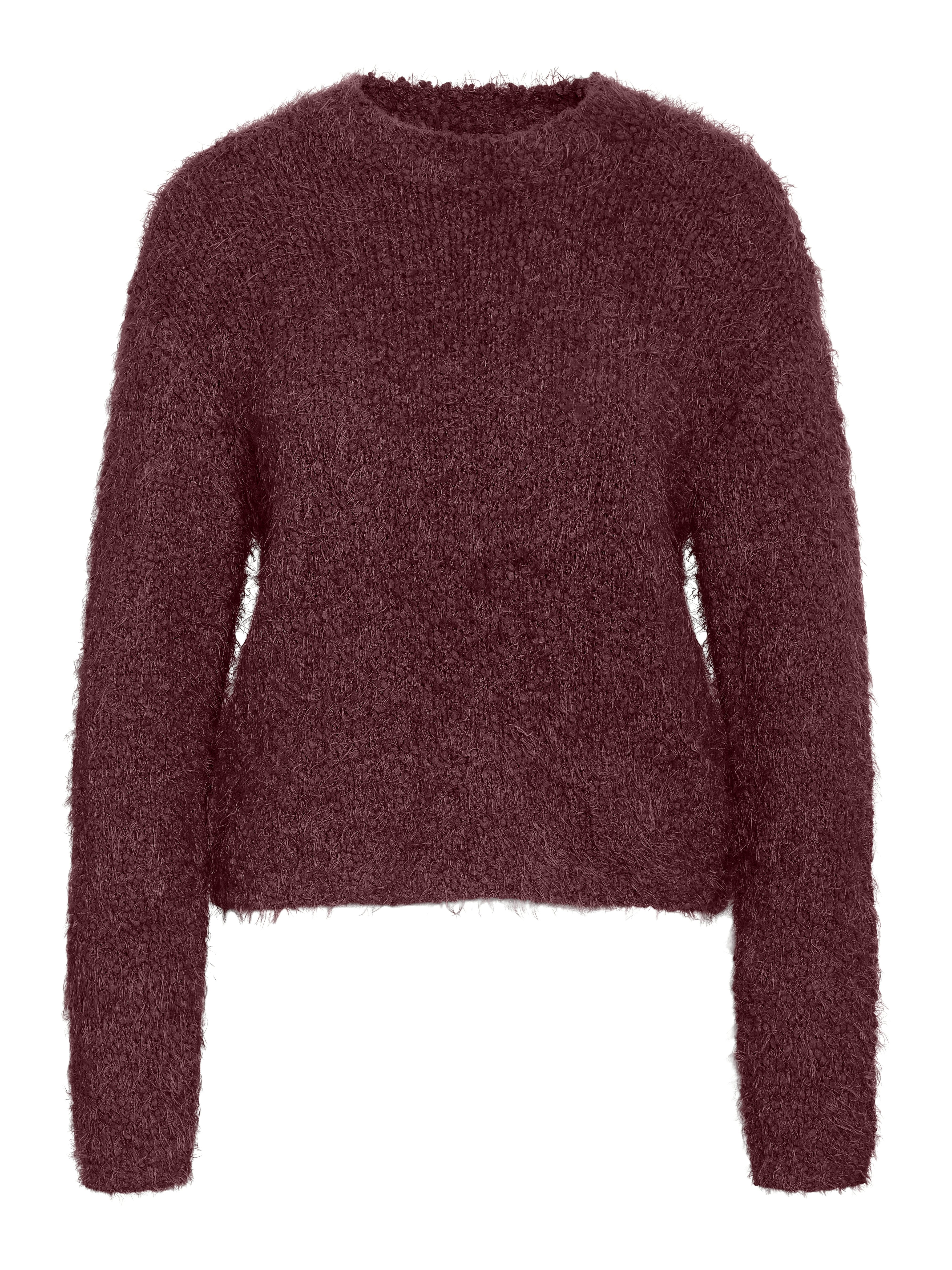Noisy may Trui met ronde hals NMSASSY L/S O-NECK KNIT FWD NOOS
