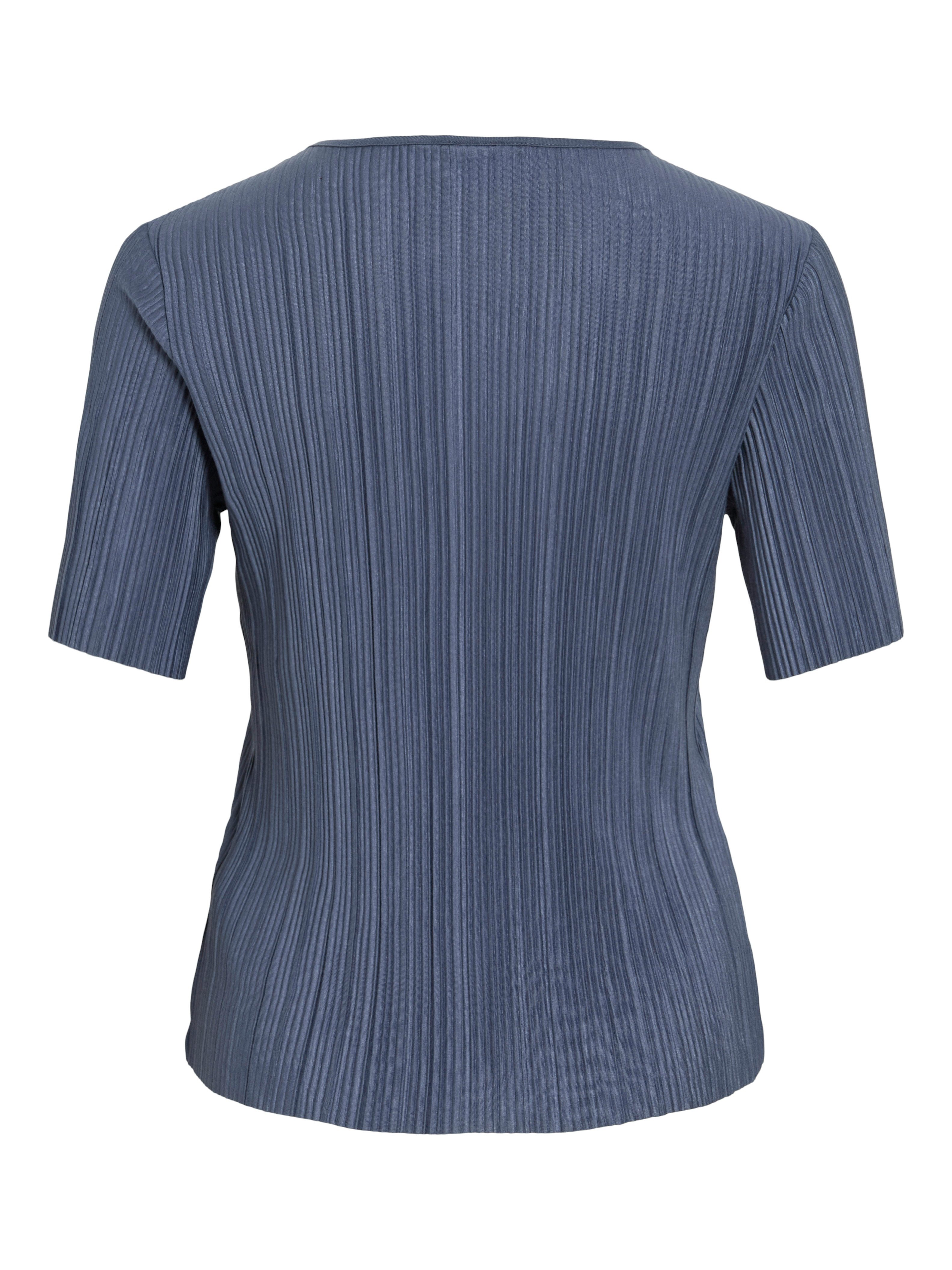 Vila Shirt met korte mouwen VIPLISA O-NECK S/S TOP - NOOS