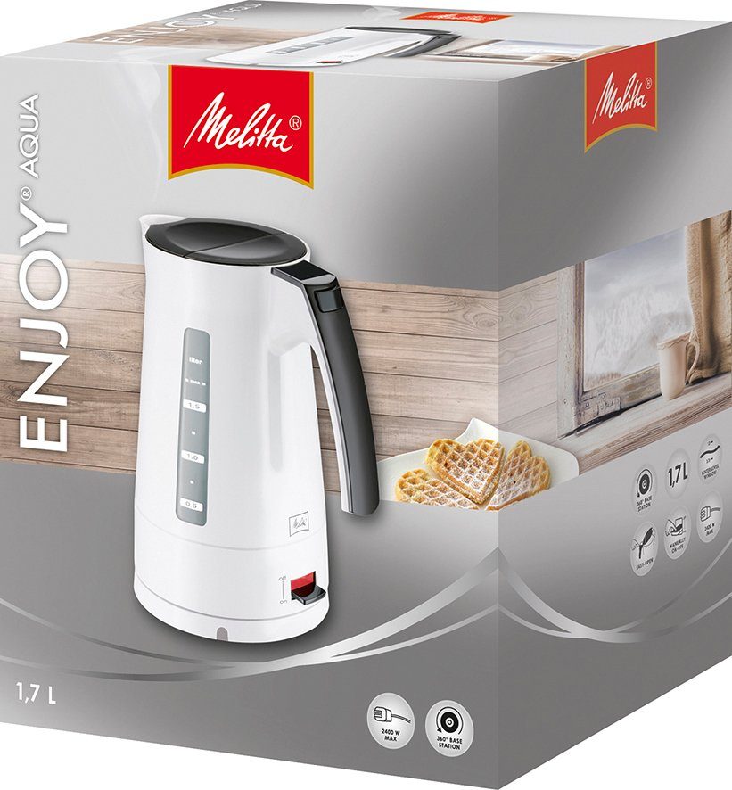 Melitta Waterkoker Enjoy Aqua wit, 1,7 l