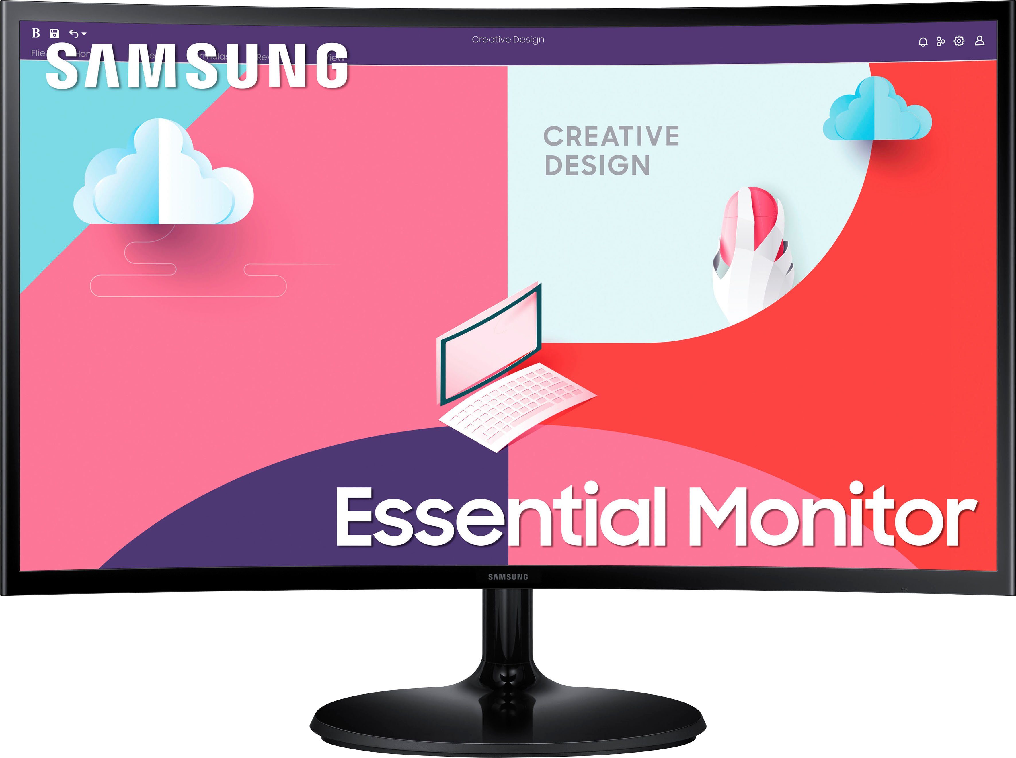 Samsung Lcd-monitor S27C364, 60,4 cm / 24 ", Full HD