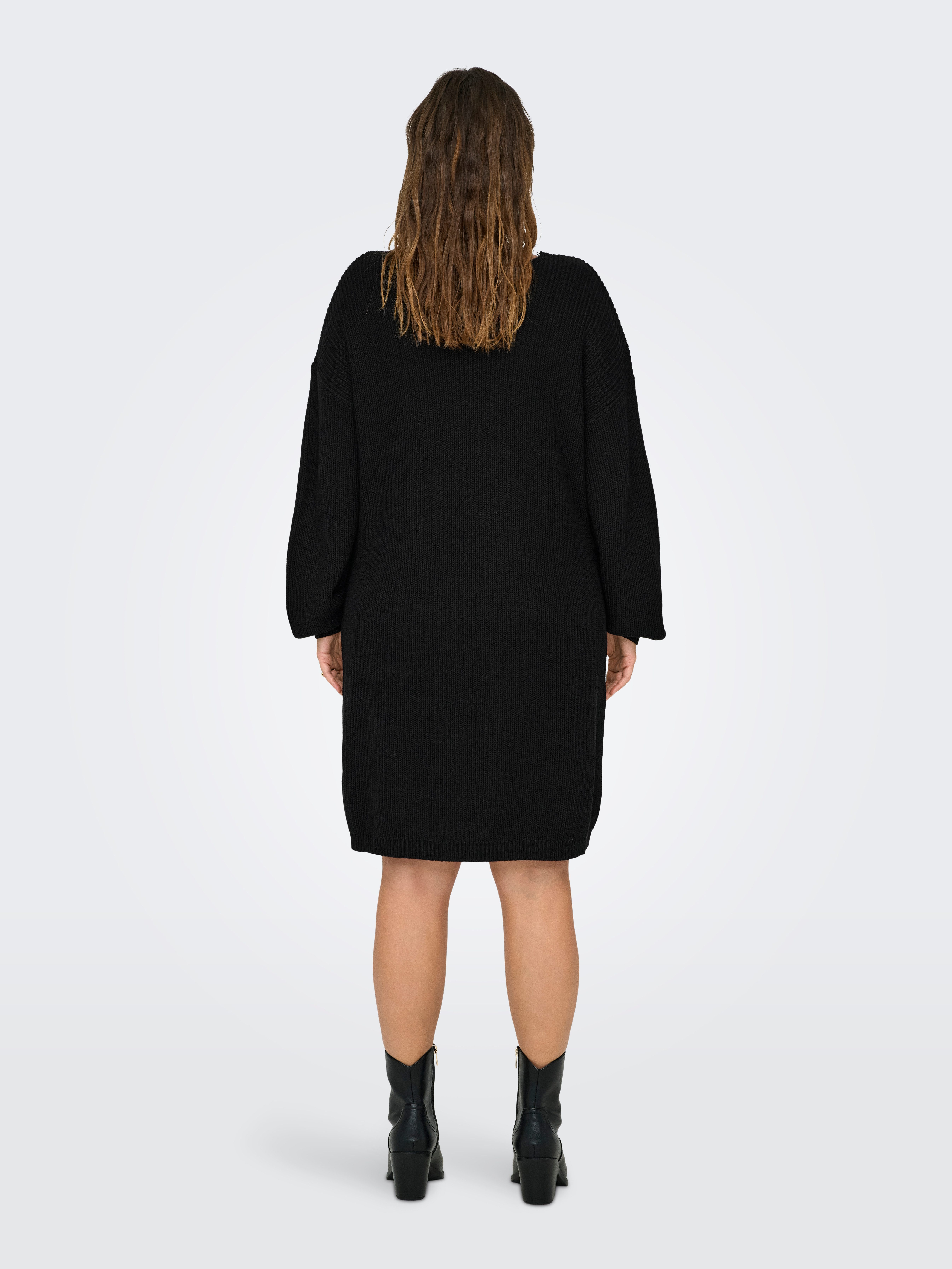 ONLY CARMAKOMA Gebreide jurk CARXENIA LIFE L S DRESS KNT