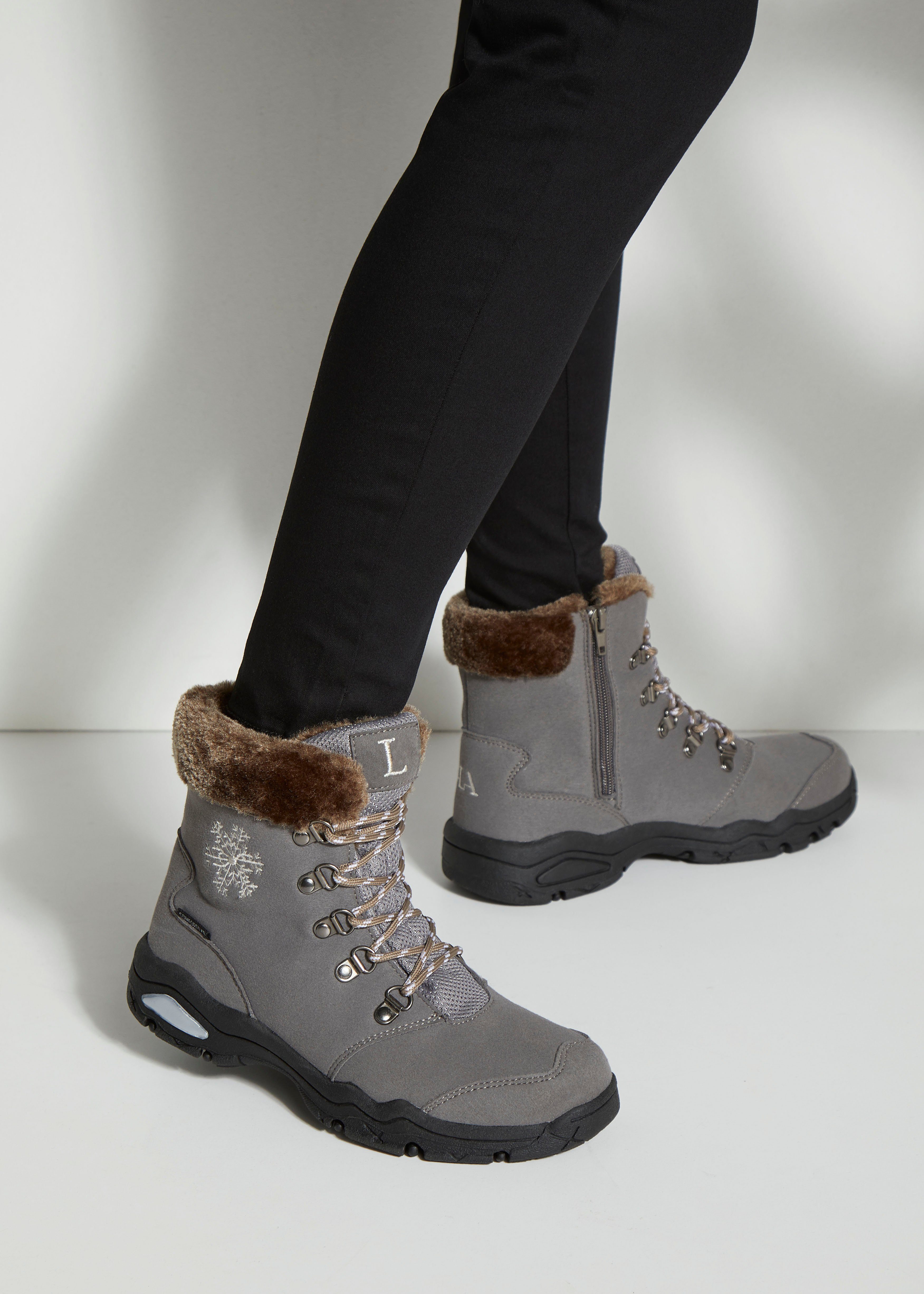 Lascana Winterlaarsjes Boots met een warme voering en windwerend en  waterafstotend tex-membraan? Bestel nu bij | OTTO