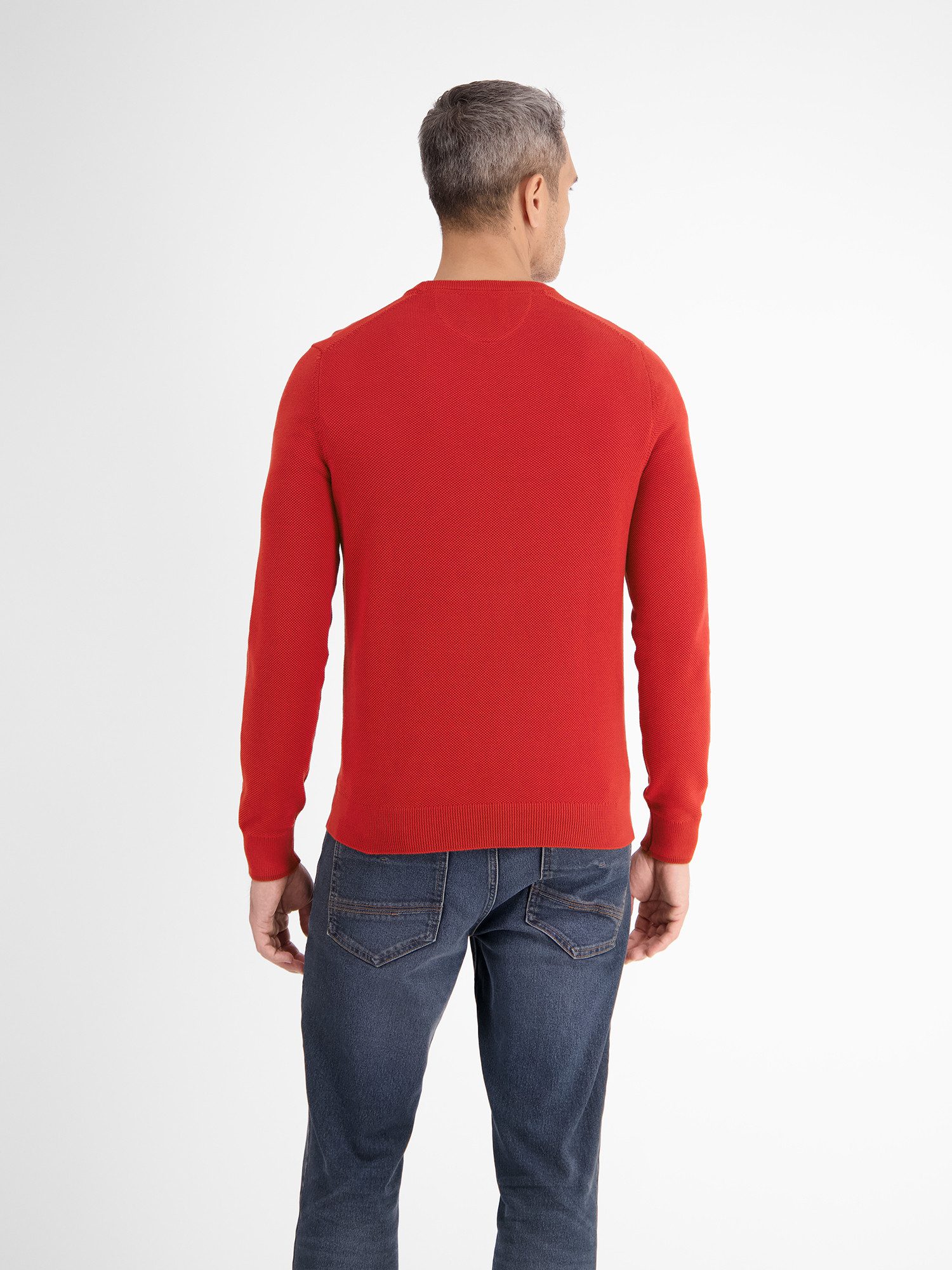 Lerros Gebreide trui LERROS lichte gebreide pullover met smalle ribstructuur