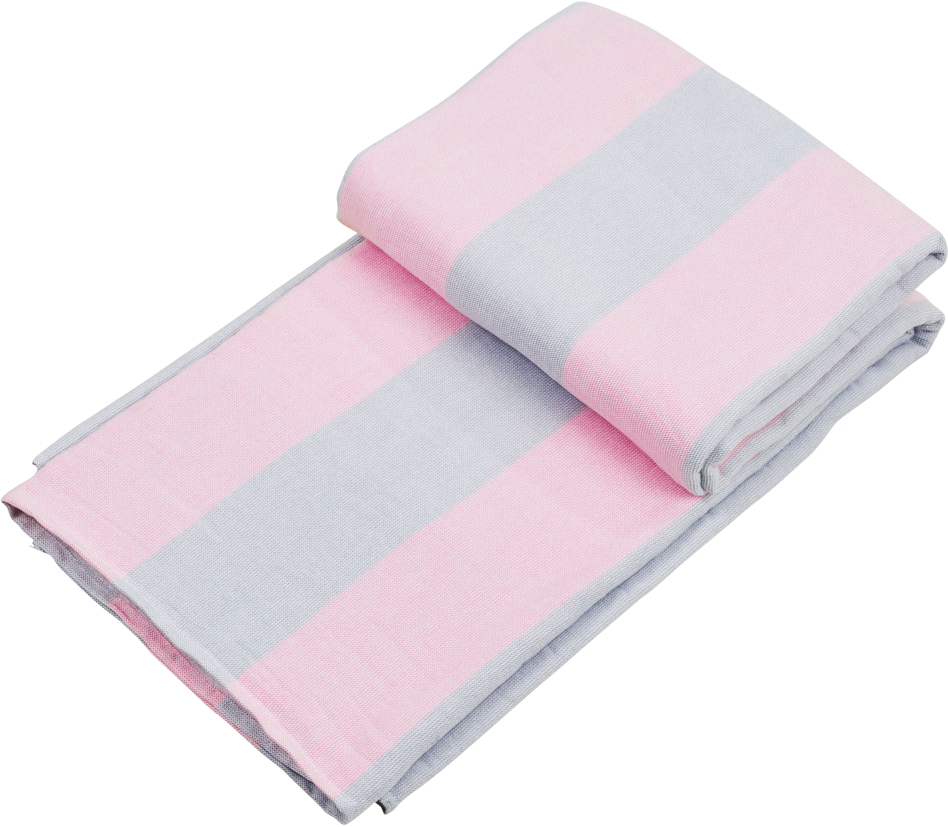 done.® Hamamdoek California Strandhanddoek met opvallende, gekleurde strepen (1 stuk)