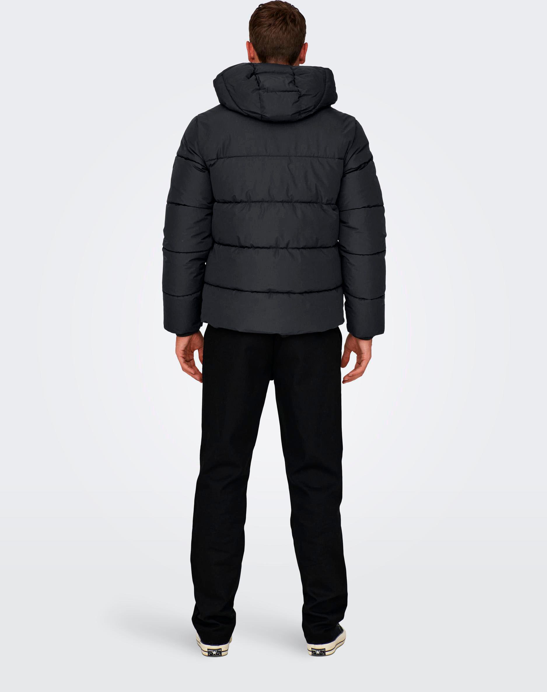 ONLY & SONS Gewatteerde jas ONSMARLON LIFE HOOD PUFFER JACKET OTW VD