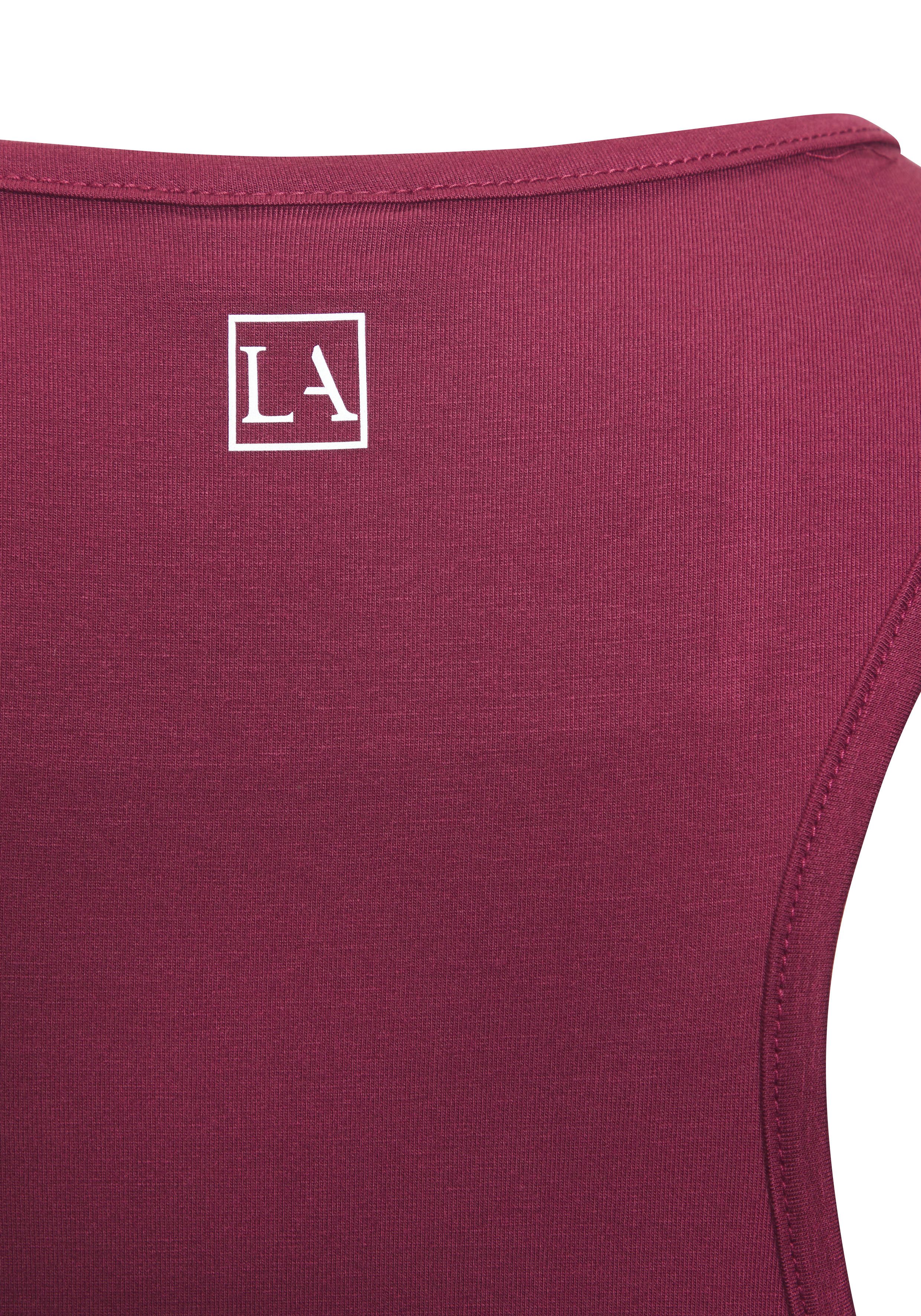 active by Lascana Tanktop Sporttop met mesh inzet en racerback