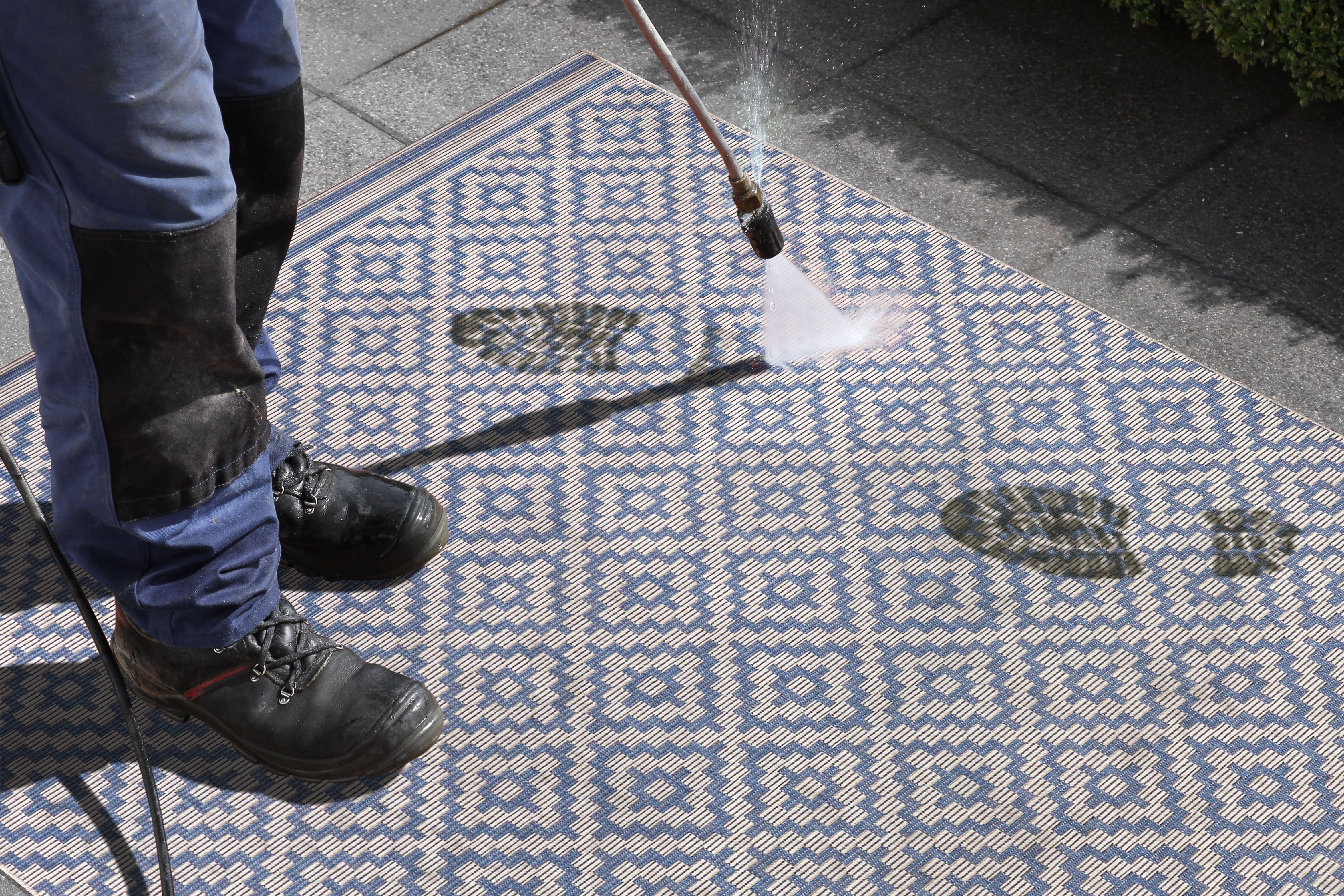 NORTHRUGS Vloerkleed Ruit Binnen- en buitengebruik, weerbestendig, balkon, loper, woonkamer, terras, ruit