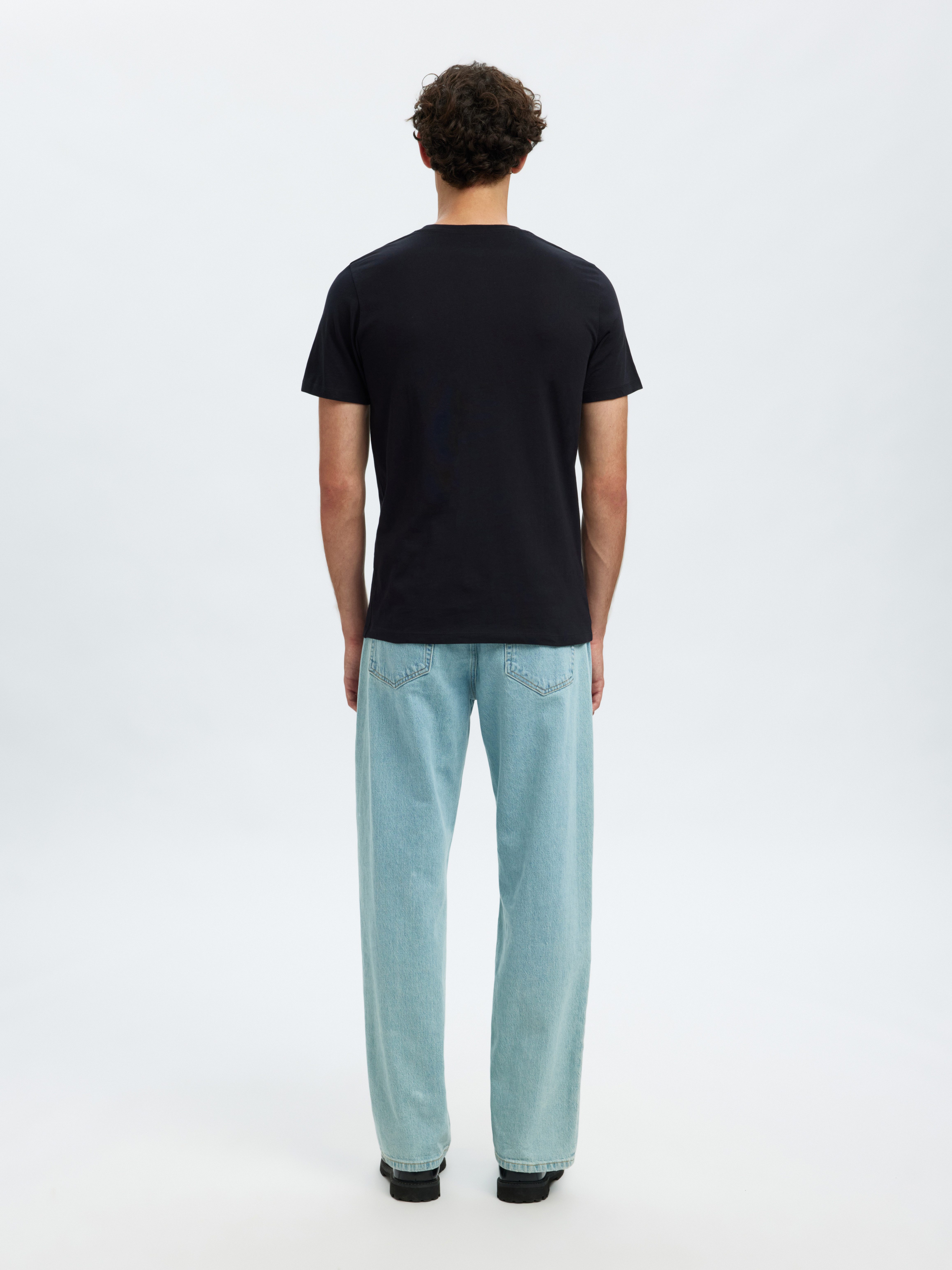 SELECTED HOMME Shirt met ronde hals SLHCORMAC SS O-NECK TEE 5 PACK NOOS (set, 5-delig)