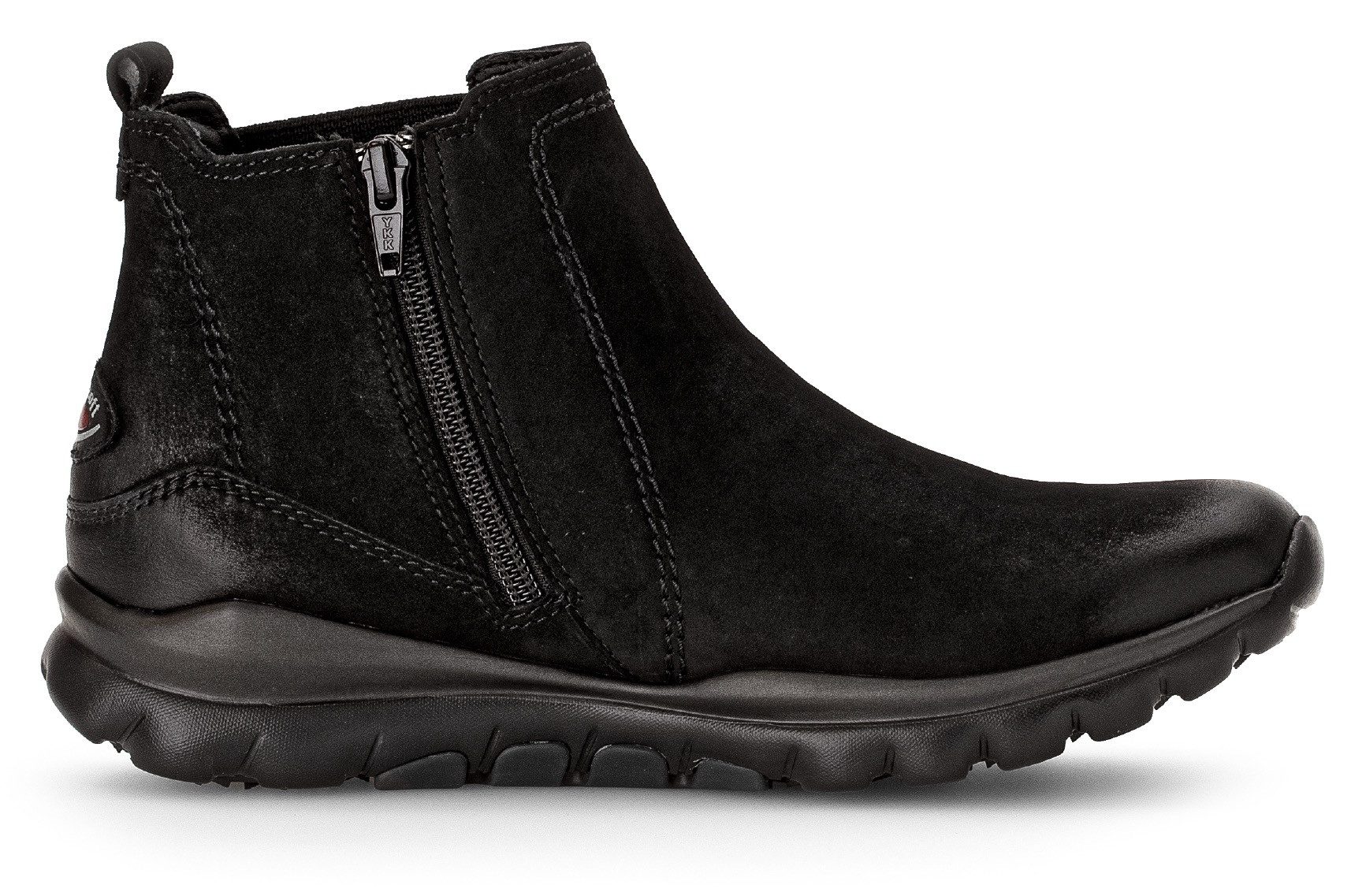 Gabor Rollingsoft Chelsea-boots sleehak, comfort schoen, enkellaars, logo-opdruk op de hak